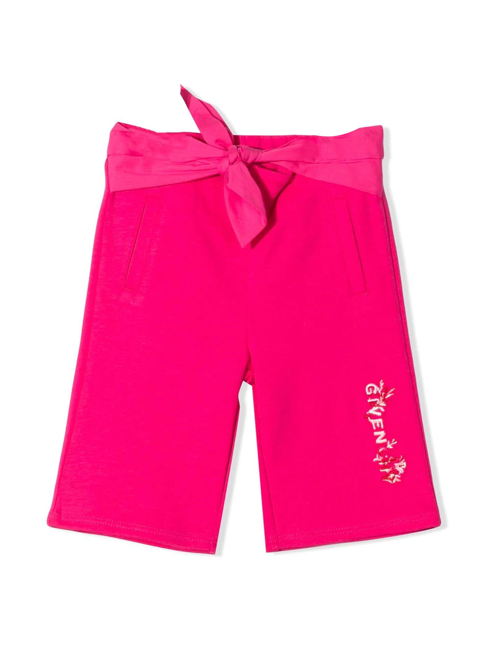 GIVENCHY MAGENTA-PINK COTTON TROUSERS,H04104B 483