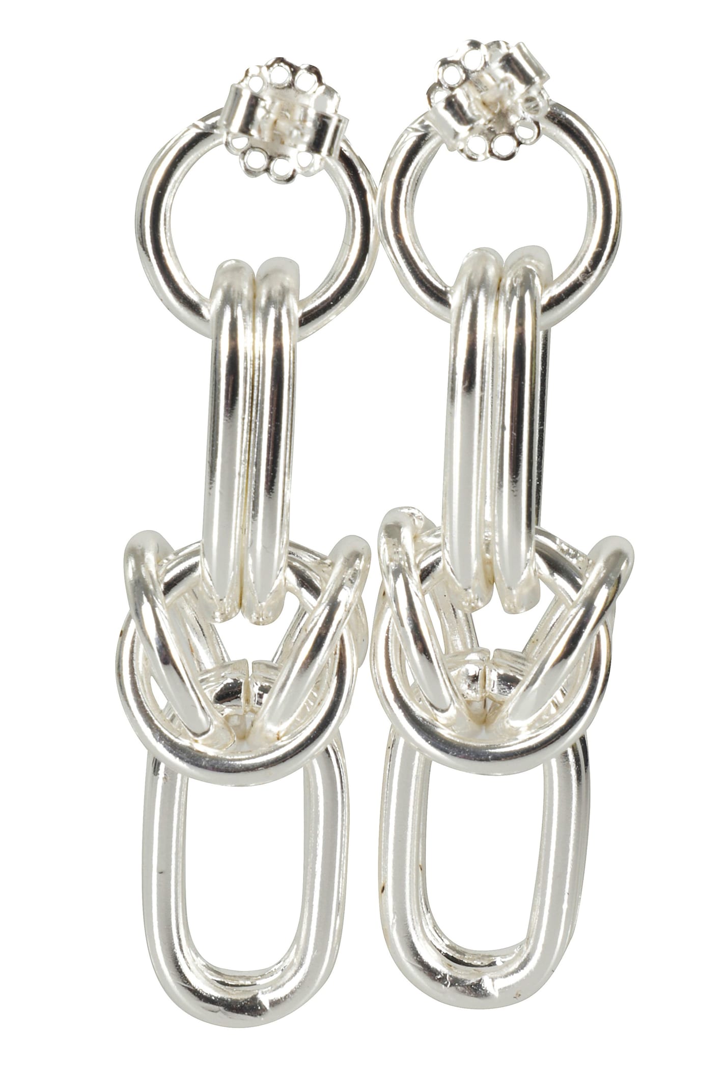 Federica Tosi Cecile Silver Earrings In Metallic
