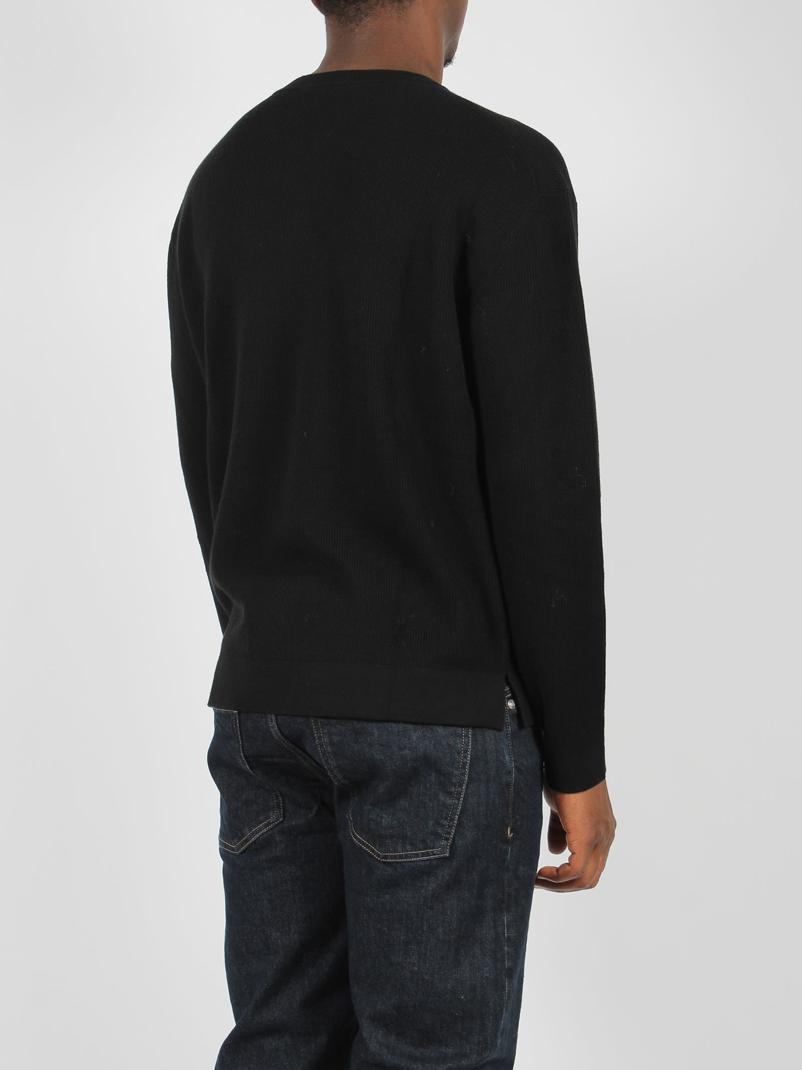 Shop Closed Fine Knit Jumper In Black