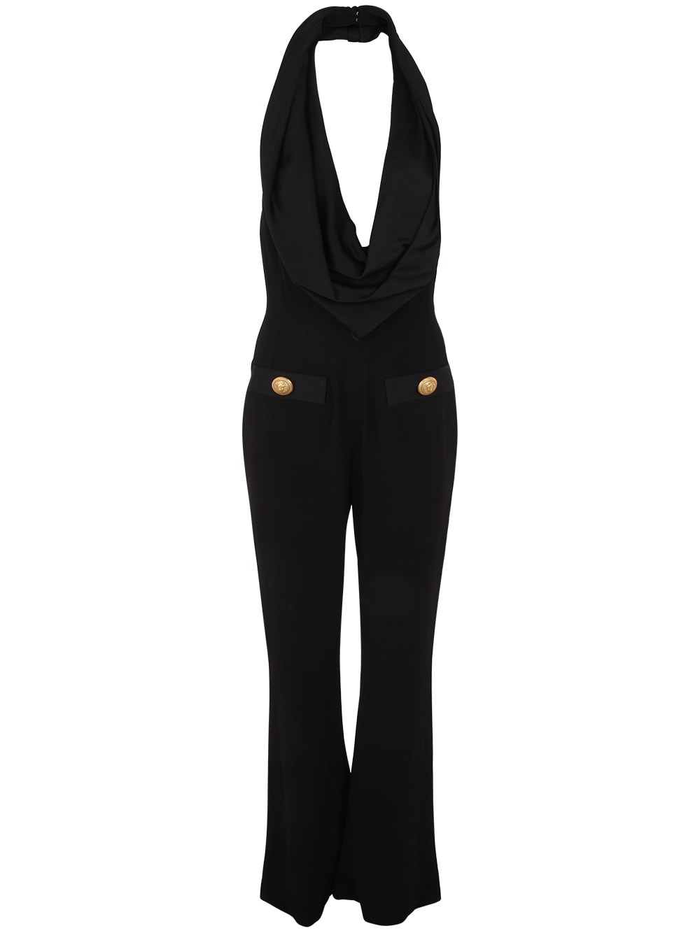 Jumpsuit With Denuded Shoulders