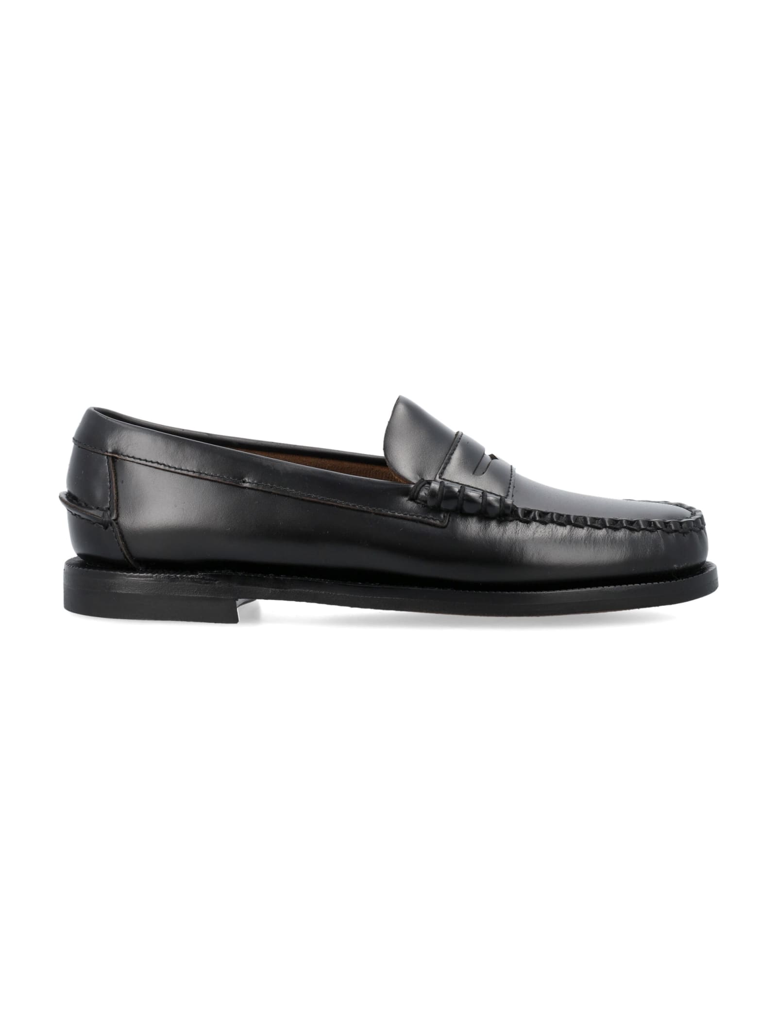 Shop Sebago Classic Dan Loafers In Black