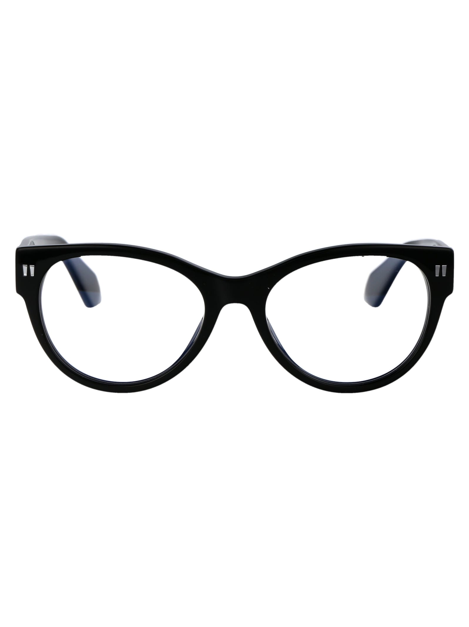 Off-white Optical Style 57 Glasses In 1000 Black