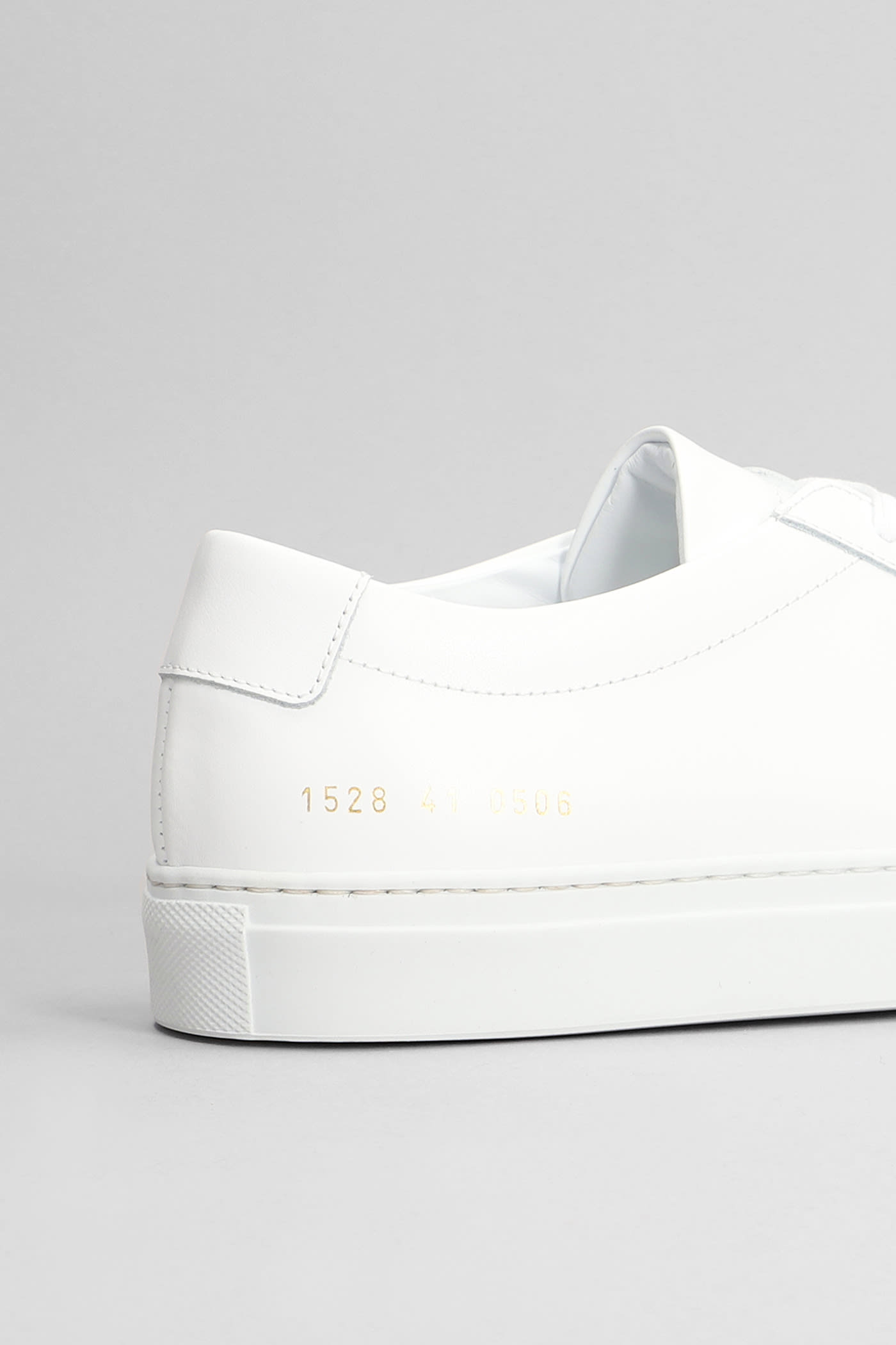 Shop Common Projects Achilles Low Sneakers In White Leather
