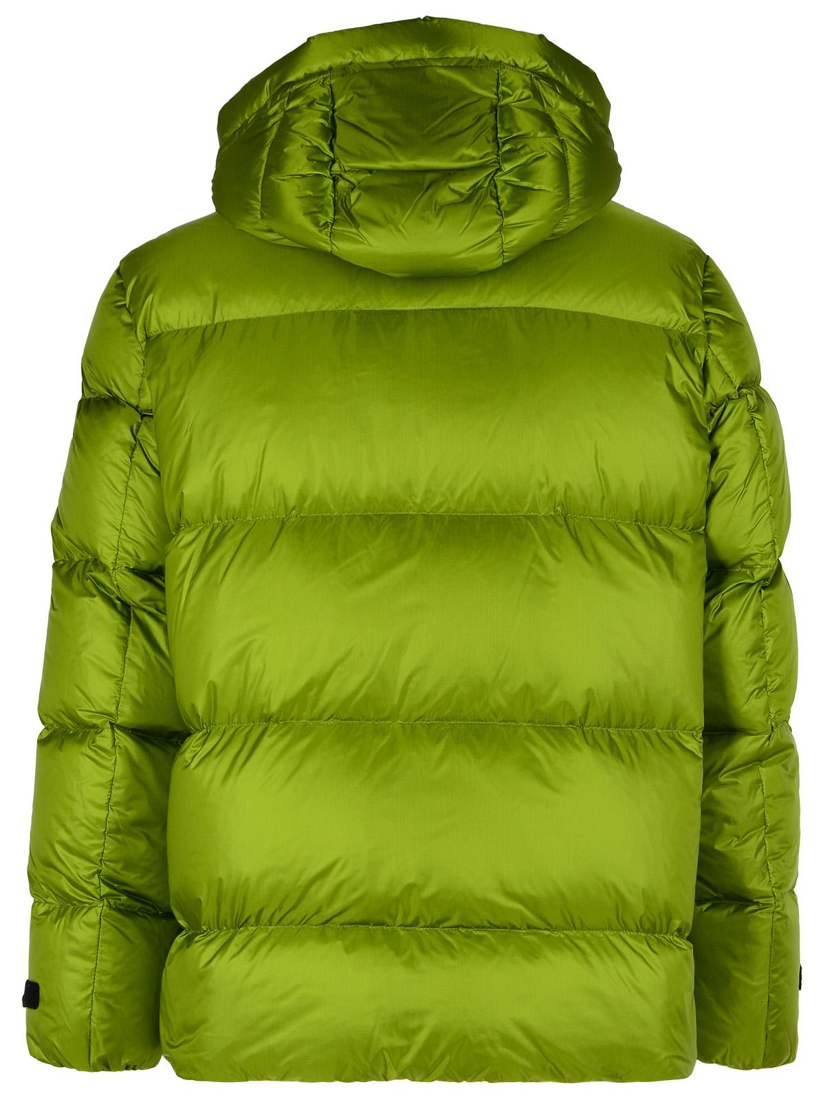 Woolrich Pertex Green Polyamide Down Jacket In Green