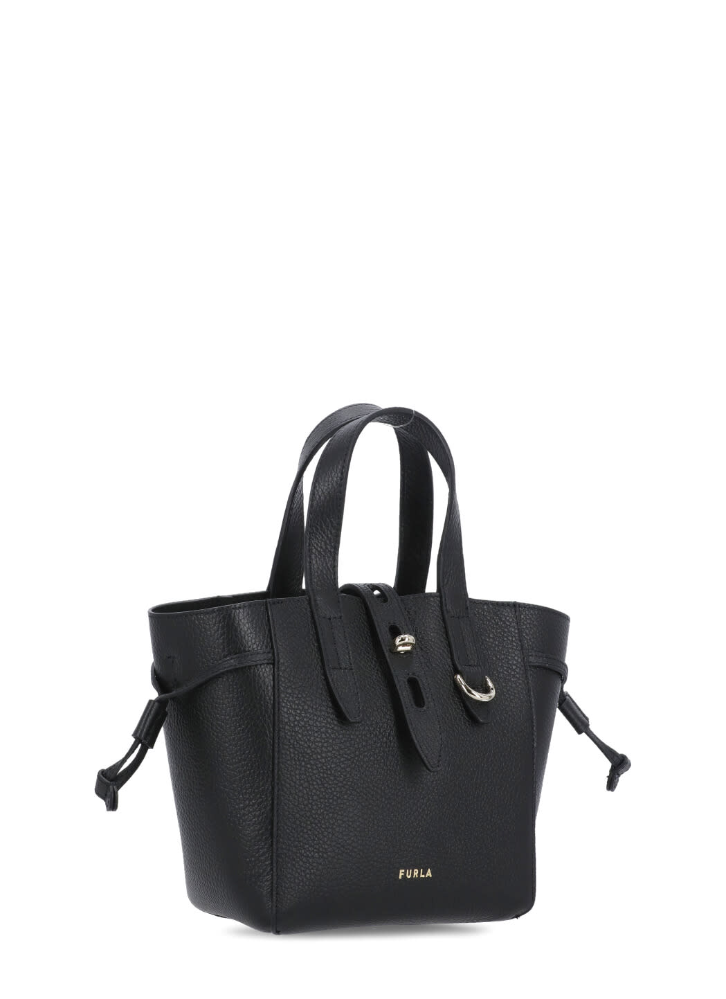 Shop Furla Net Bag In Black