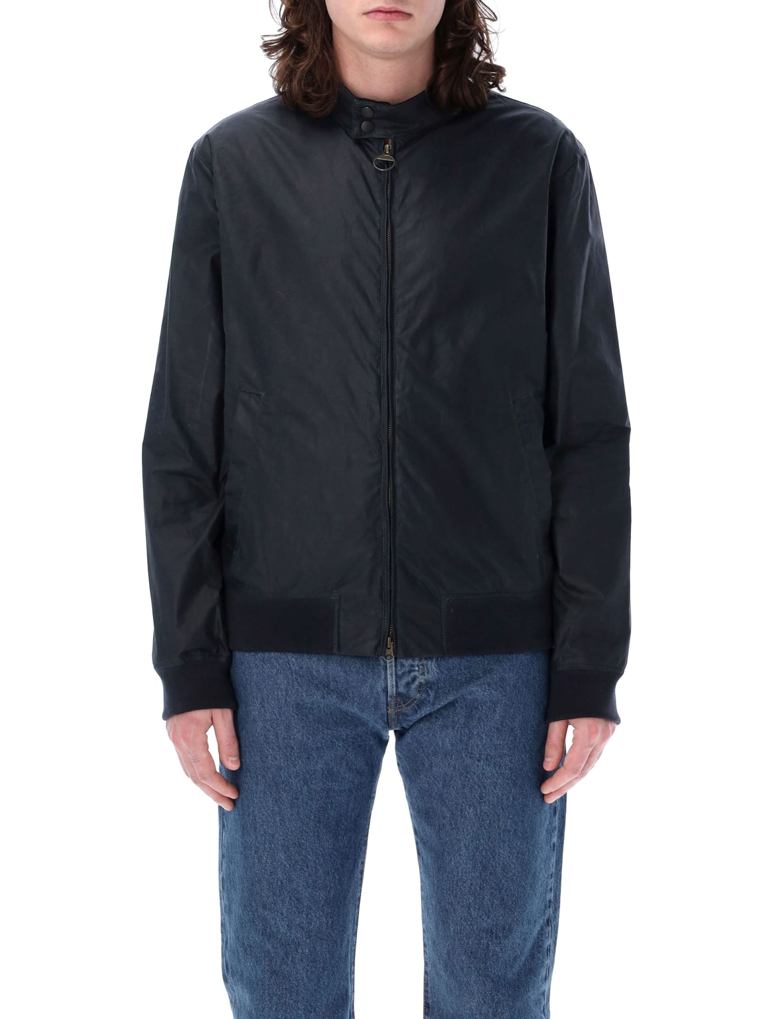 Shop Barbour Royston Lightweight Casual Jacket In Navy