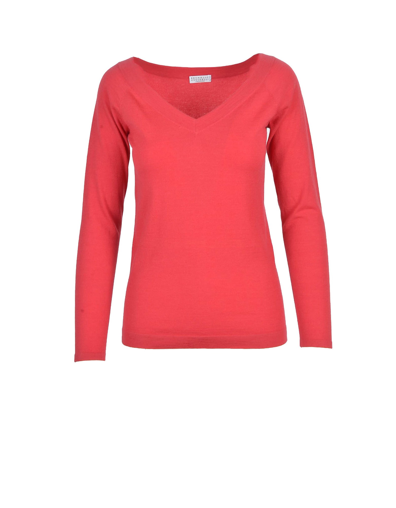 Brunello Cucinelli Womens Red Sweater