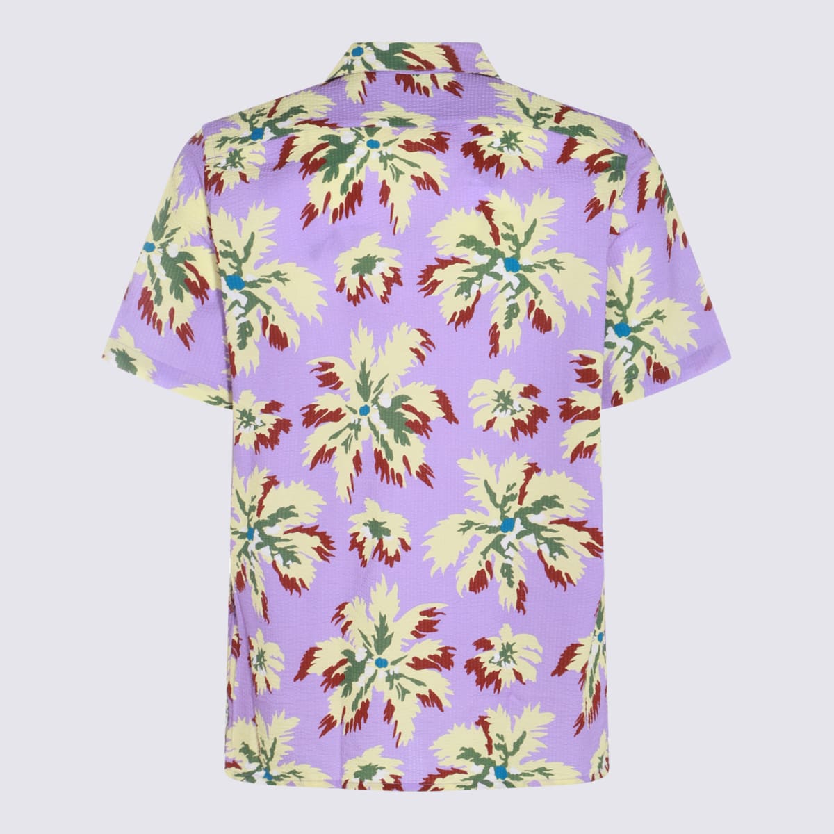 Shop Paul Smith Purple Multicolour Cotton Shirt