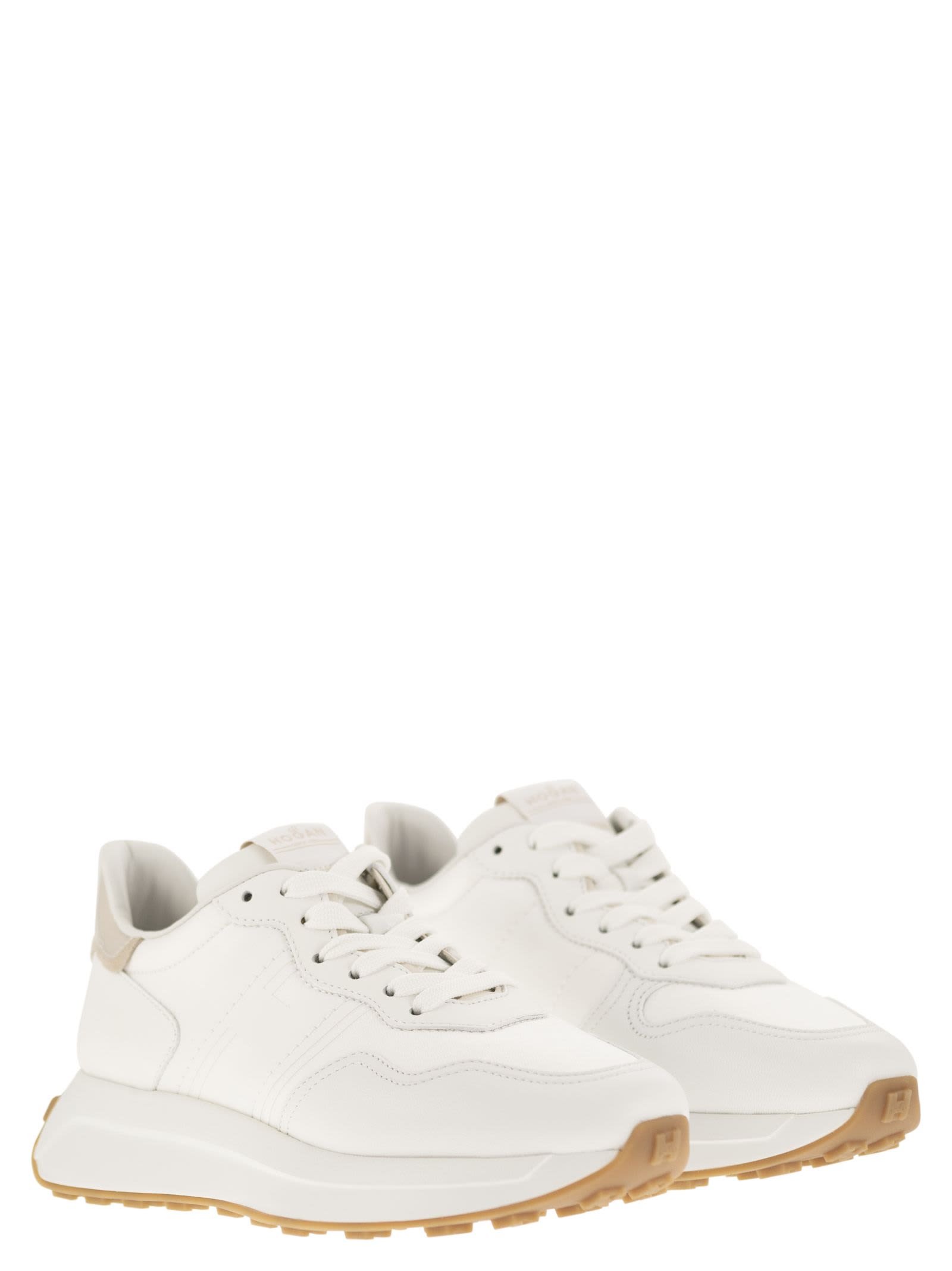 Shop Hogan H641 - Sneakers In White