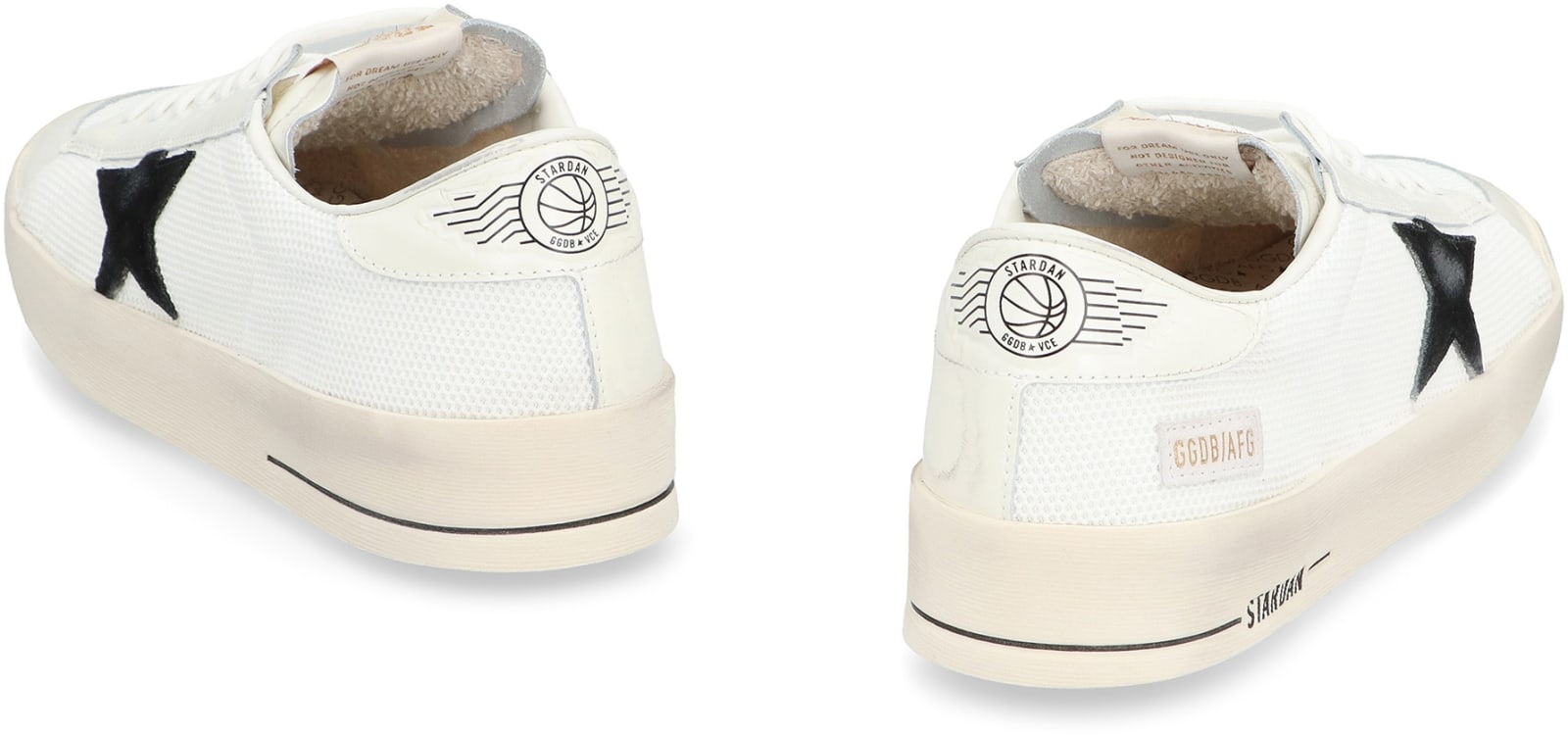 Shop Golden Goose Stardan Low-top Sneakers In White