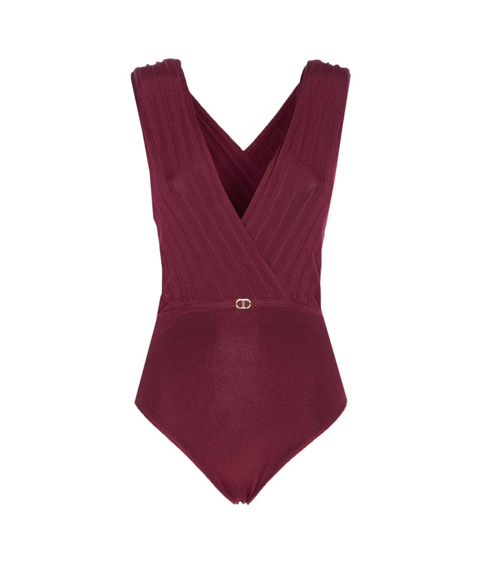 Twinset Logo Body In Brown
