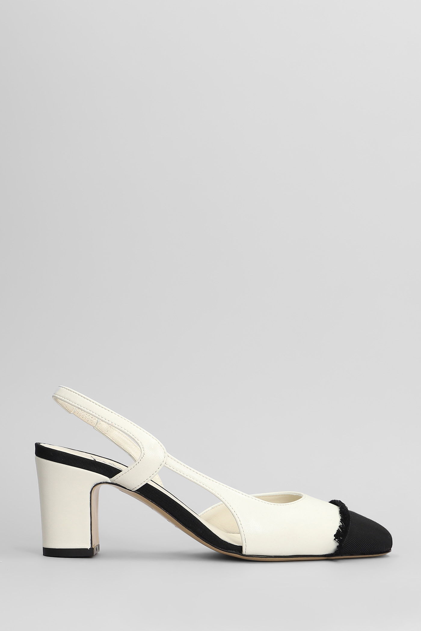 Ficus Pumps In Beige Leather