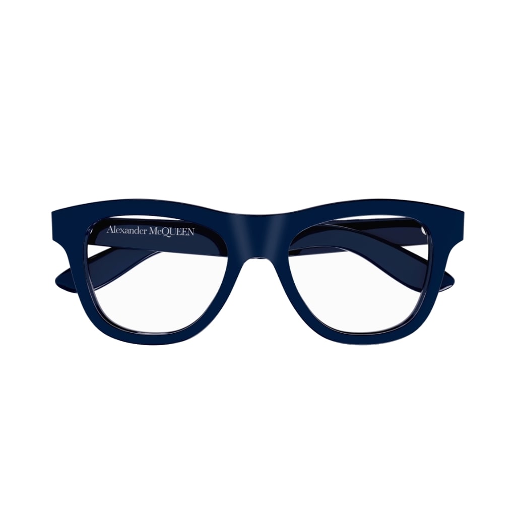 Alexander Mcqueen Am0421o 004 Glasses In Blu