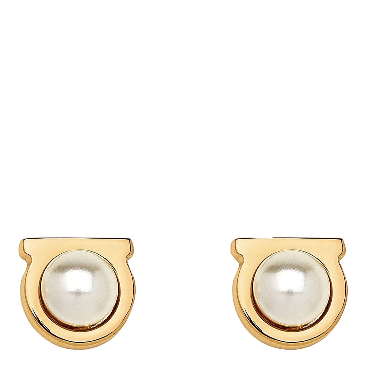 Gancini Pearl Earrings