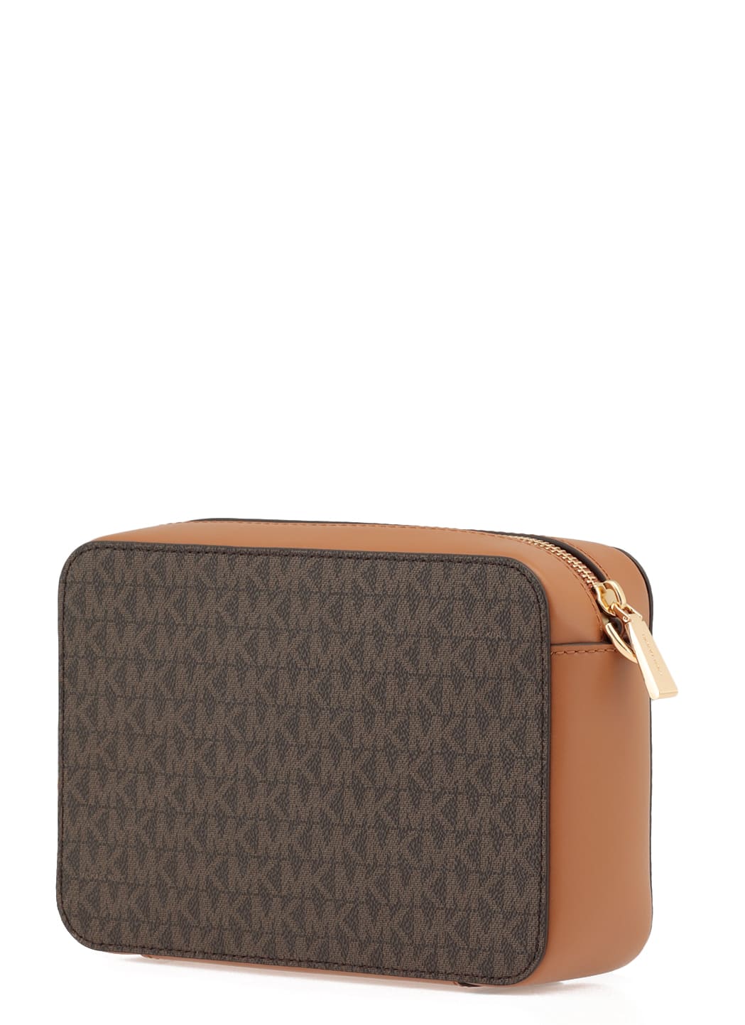 Michael Kors Cross-body Bag With Adjustable Chain Strap In Brown