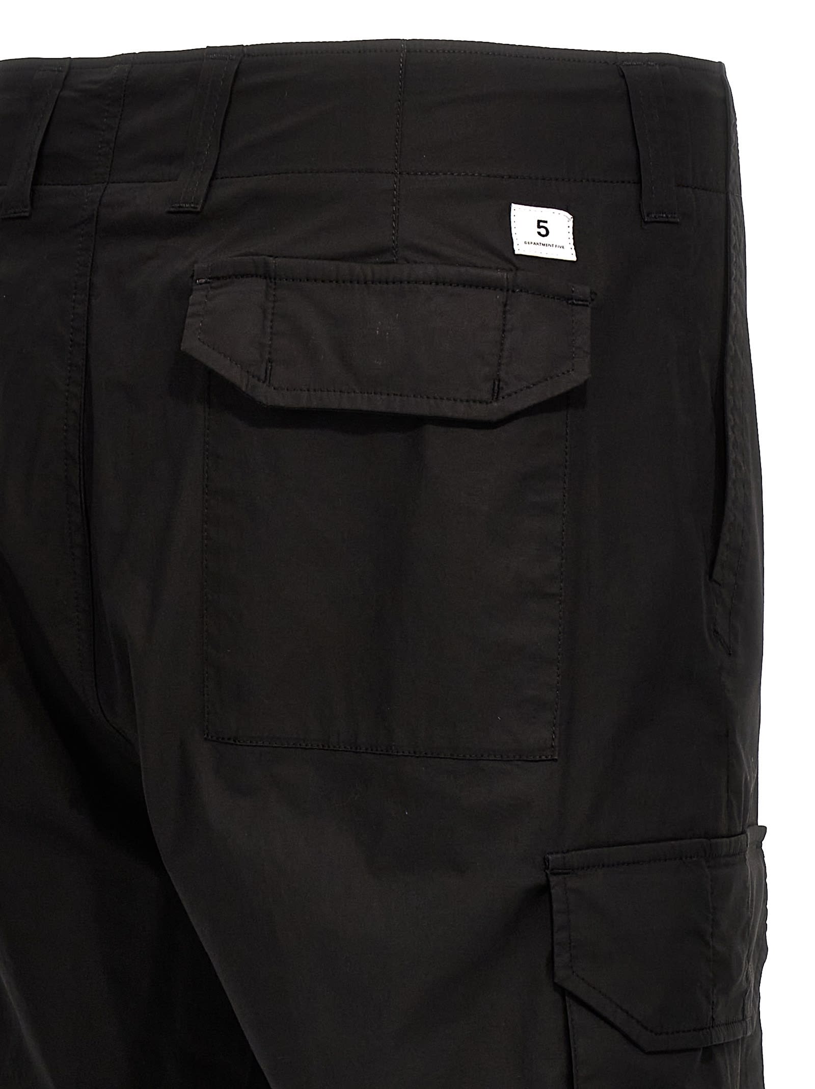 Shop Department Five Fleet Cargo Trousers In Black