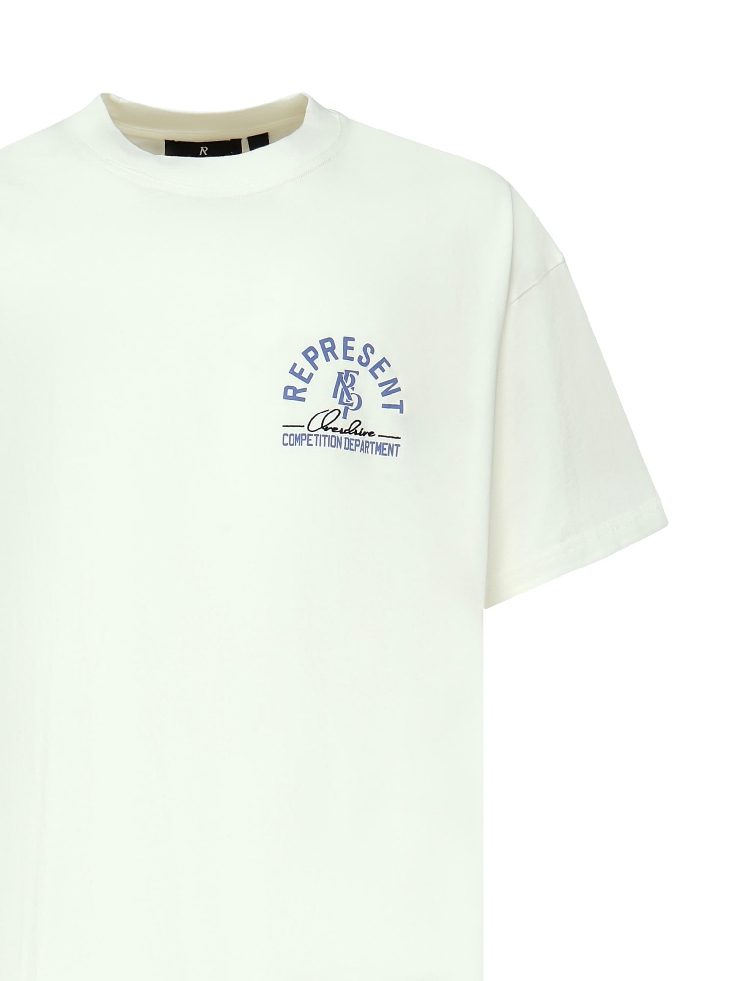 Represent Oversized Crew Neck T-shirt With Bold Print In White