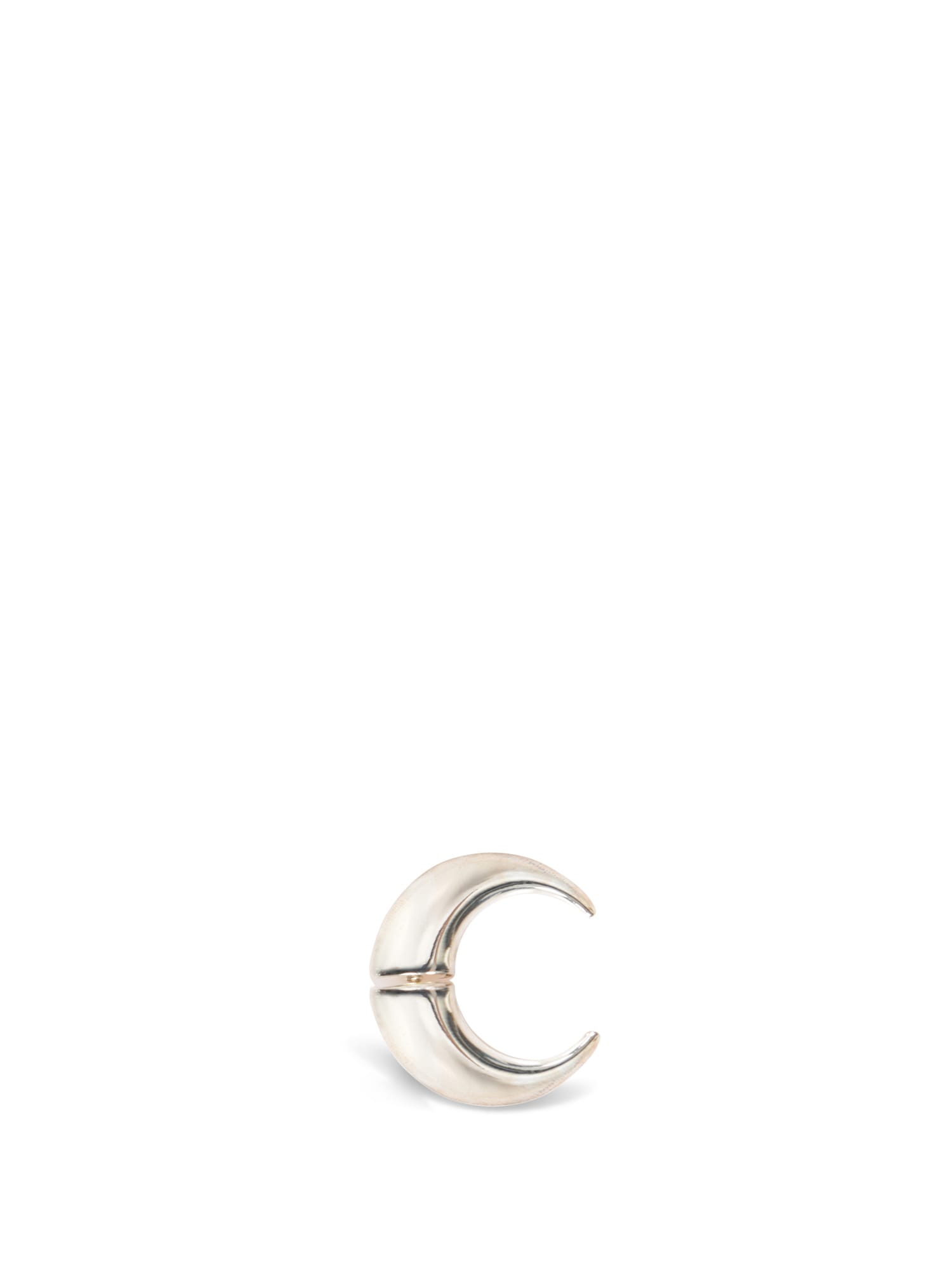 Silver Moon Earring