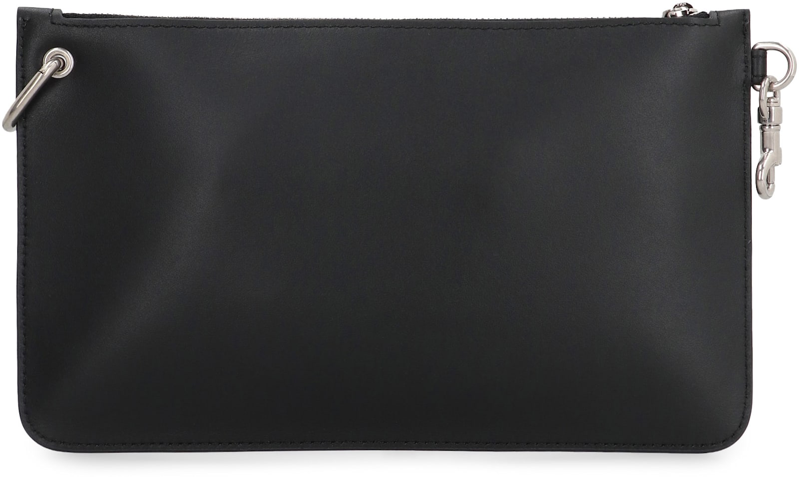 Necessaire Leather Flat Pouch