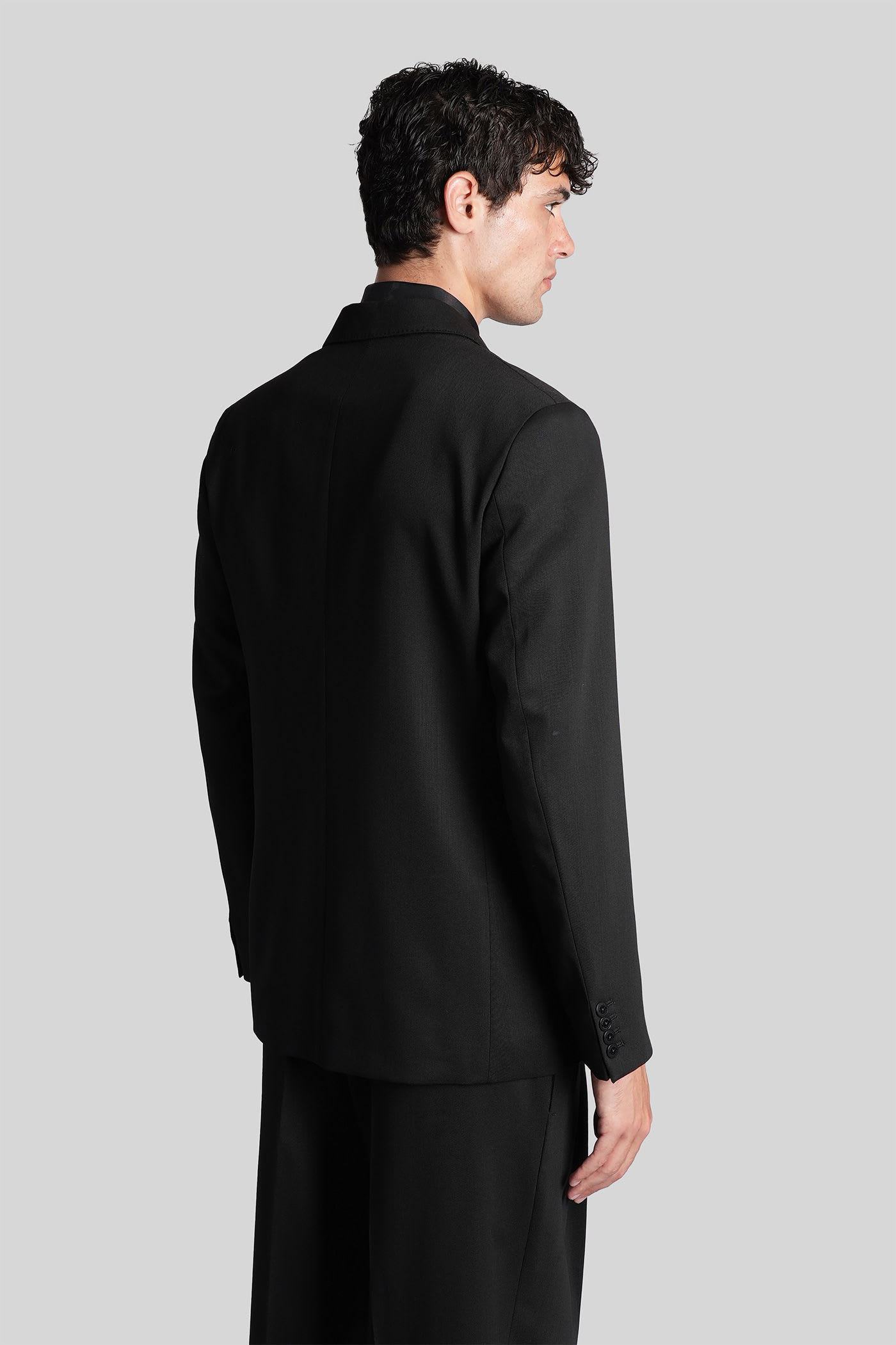Costumein Donatien Blazer In Black Wool In Black
