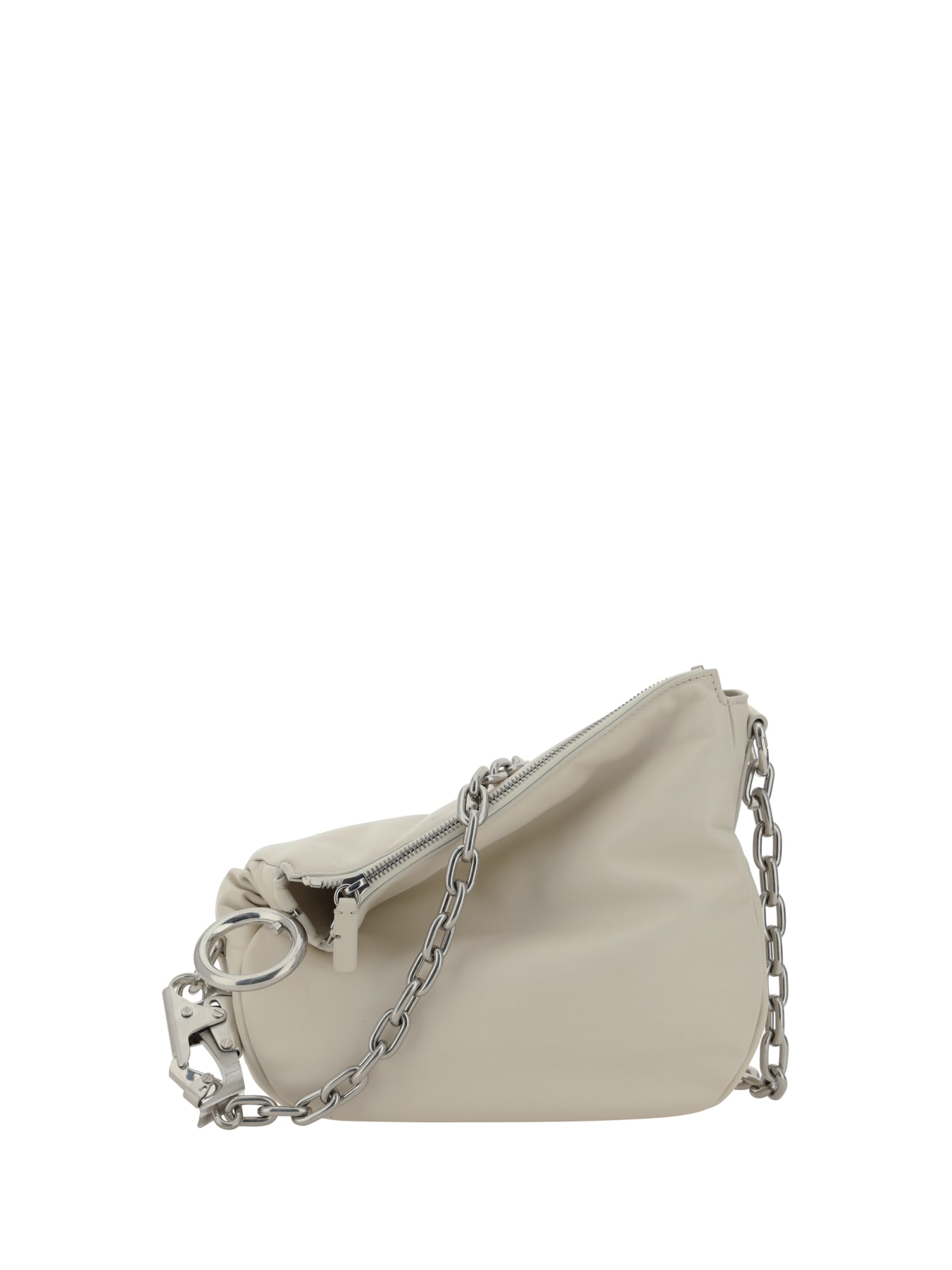 Shop Burberry Knight Shoulder Bag In White