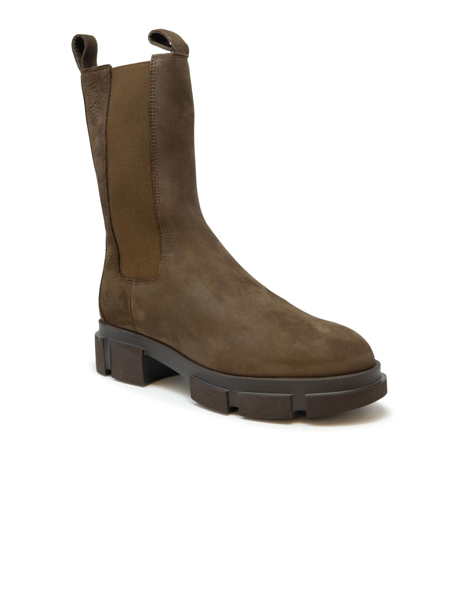 Copenhagen Nabuc Chelsea Boots In Brown