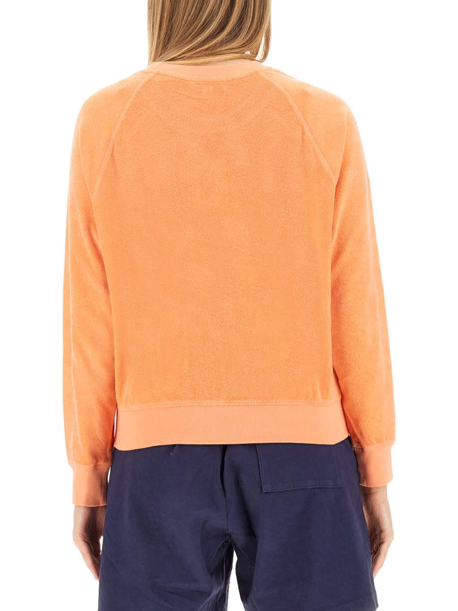 Shop Sporty & Rich Sweatshirt With Logo In Orange