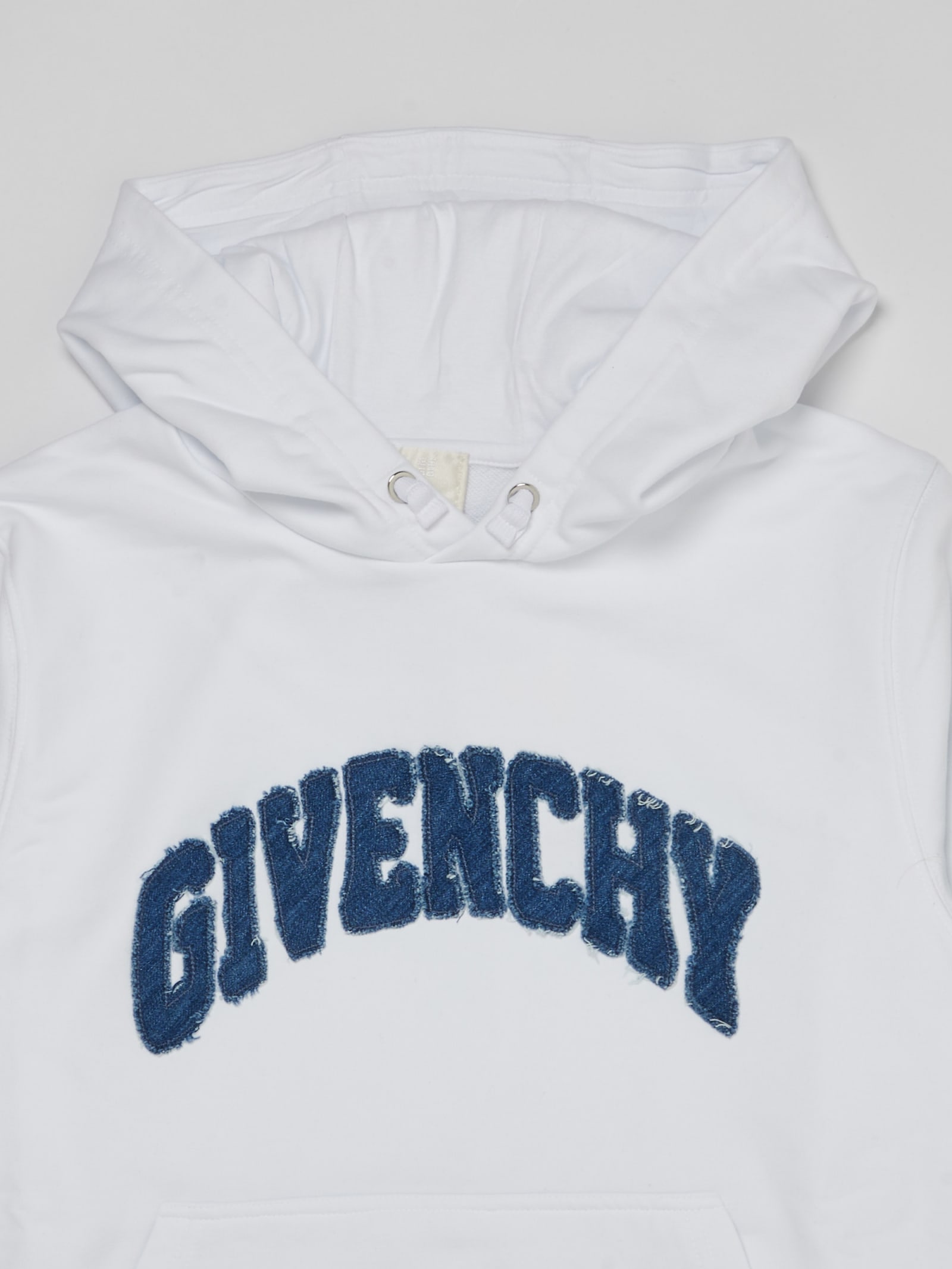 Shop Givenchy Hoodie Sweatshirt In Bianco