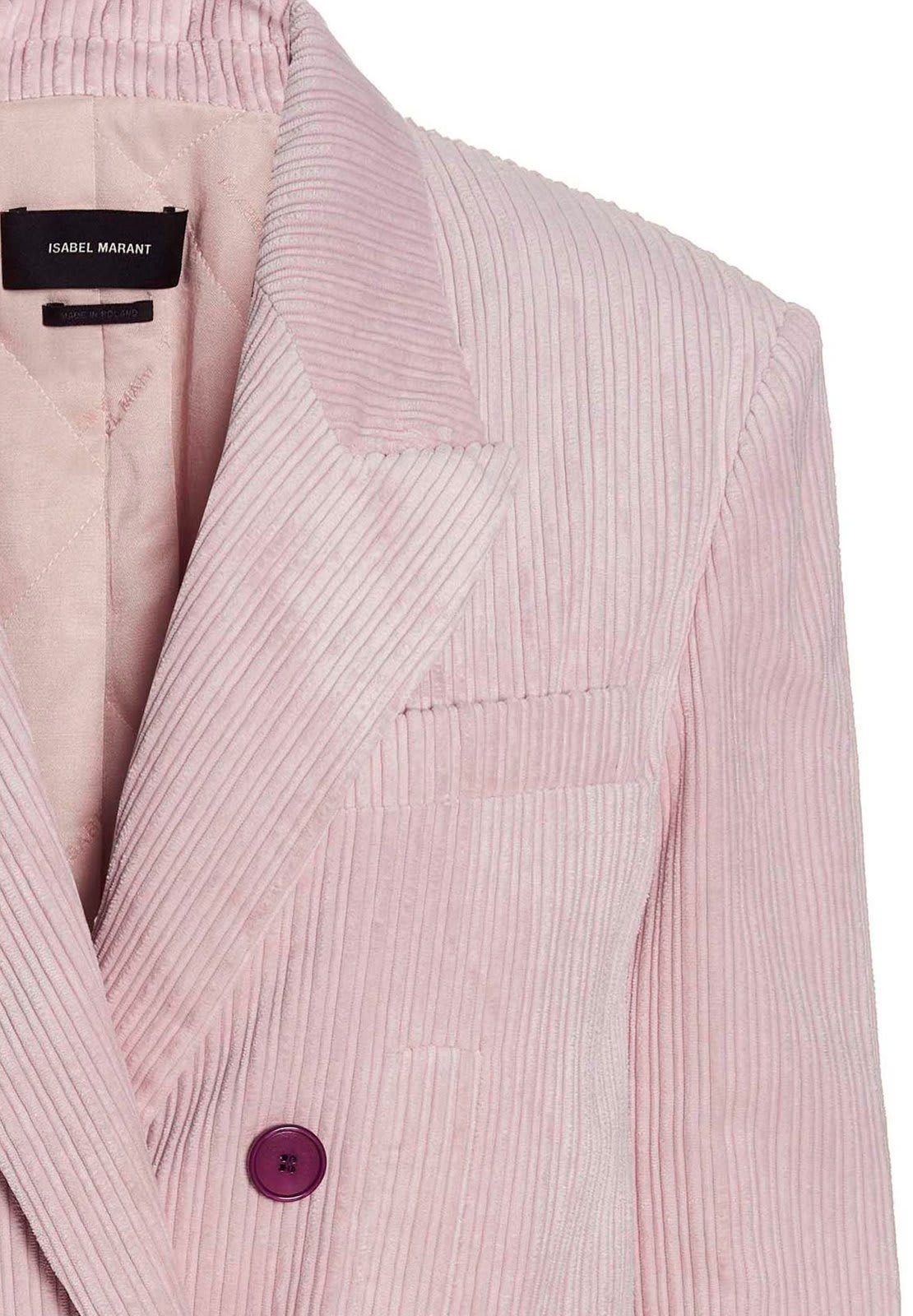 Shop Isabel Marant Doublebreasted Tailored Blazer In Pink