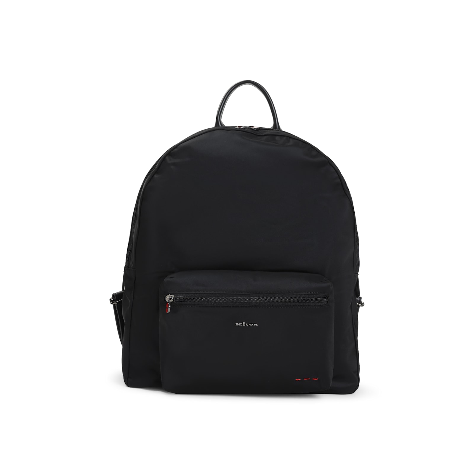 Kiton Polyamide Backpack In Black