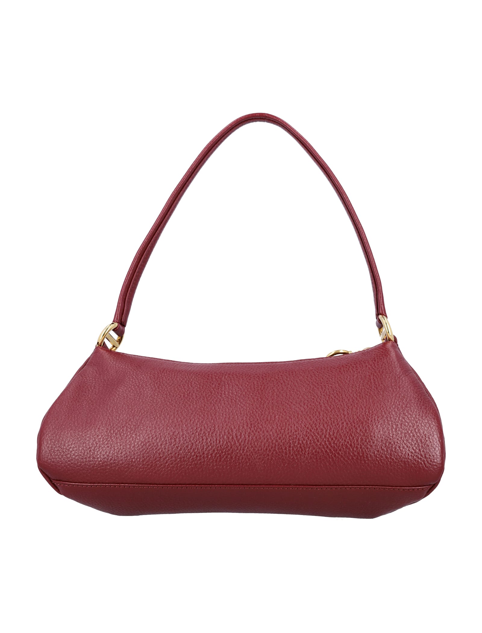 Shop Chloé The 99 Shoulder Bag In Brunette Red