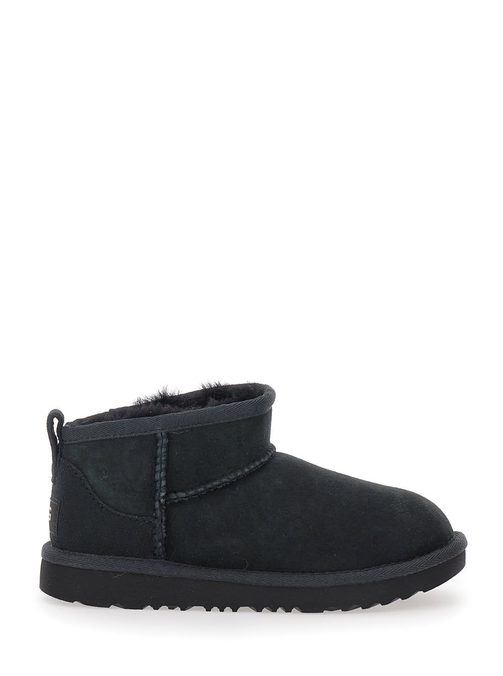 Ugg Suede Classic Ultra Mini Boots In Black