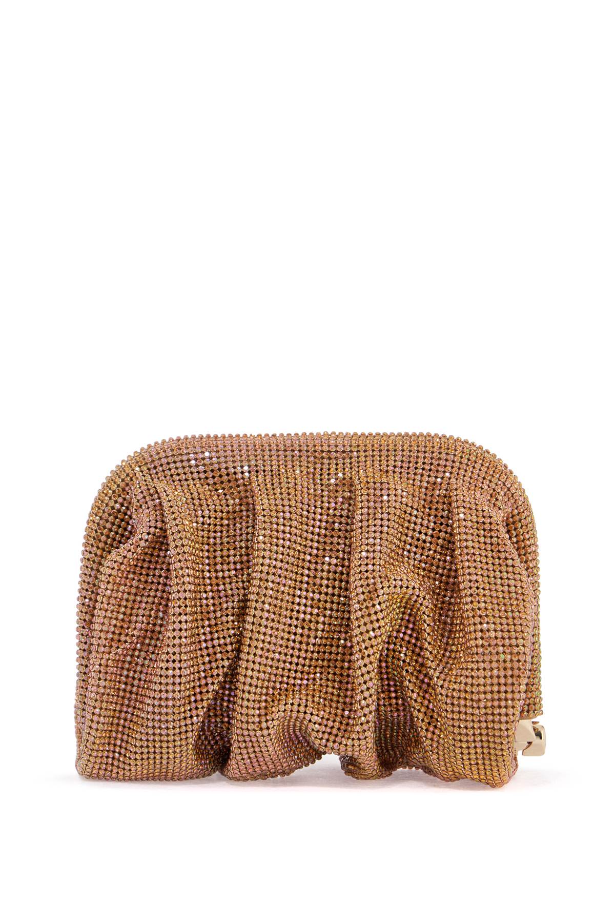 La Petite Handbag In Gold Strass Mesh From The Venus Collection