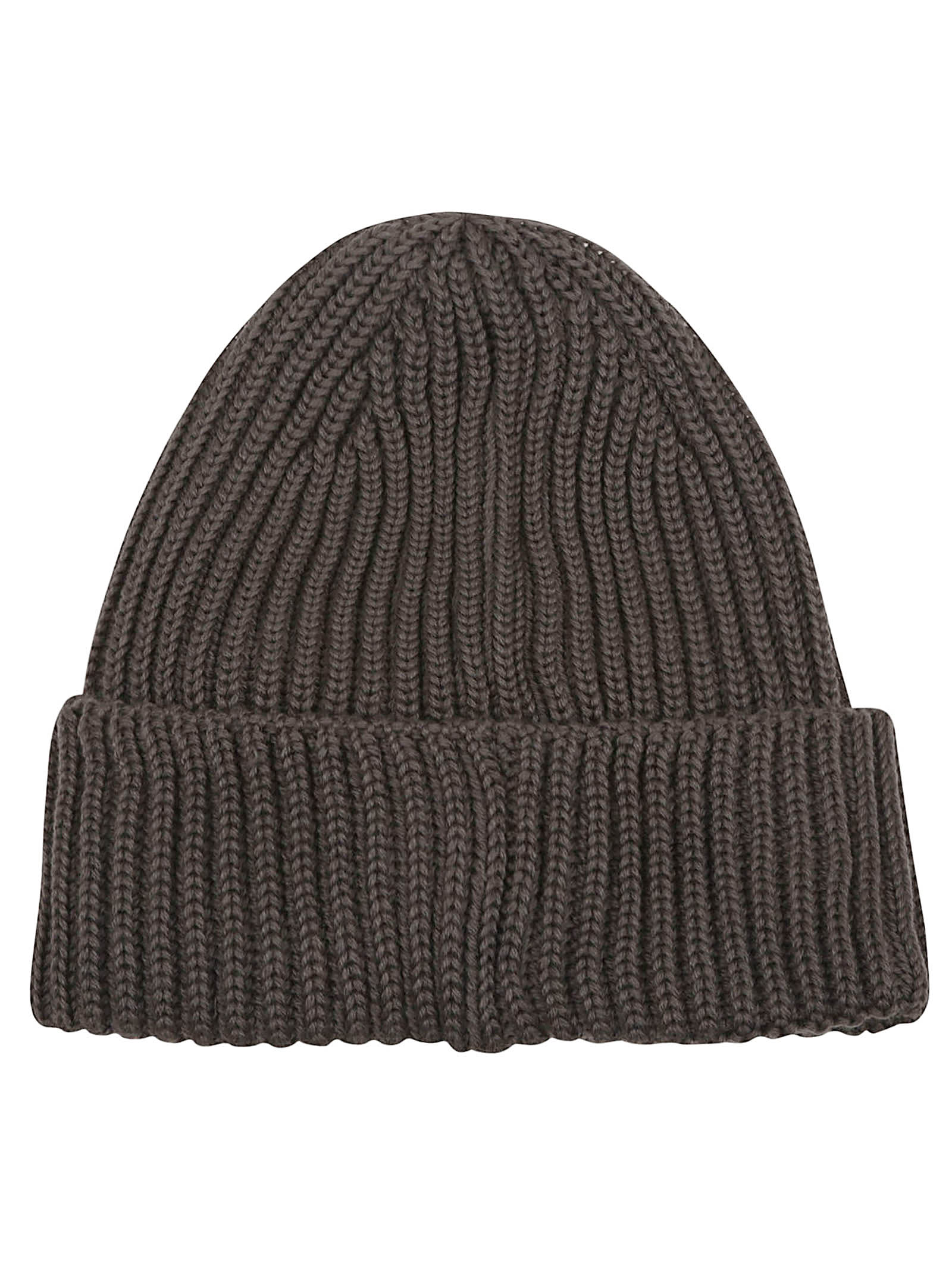 C.p. Company Accessories Knit Cap In Extrafine Merino Wool In Gray