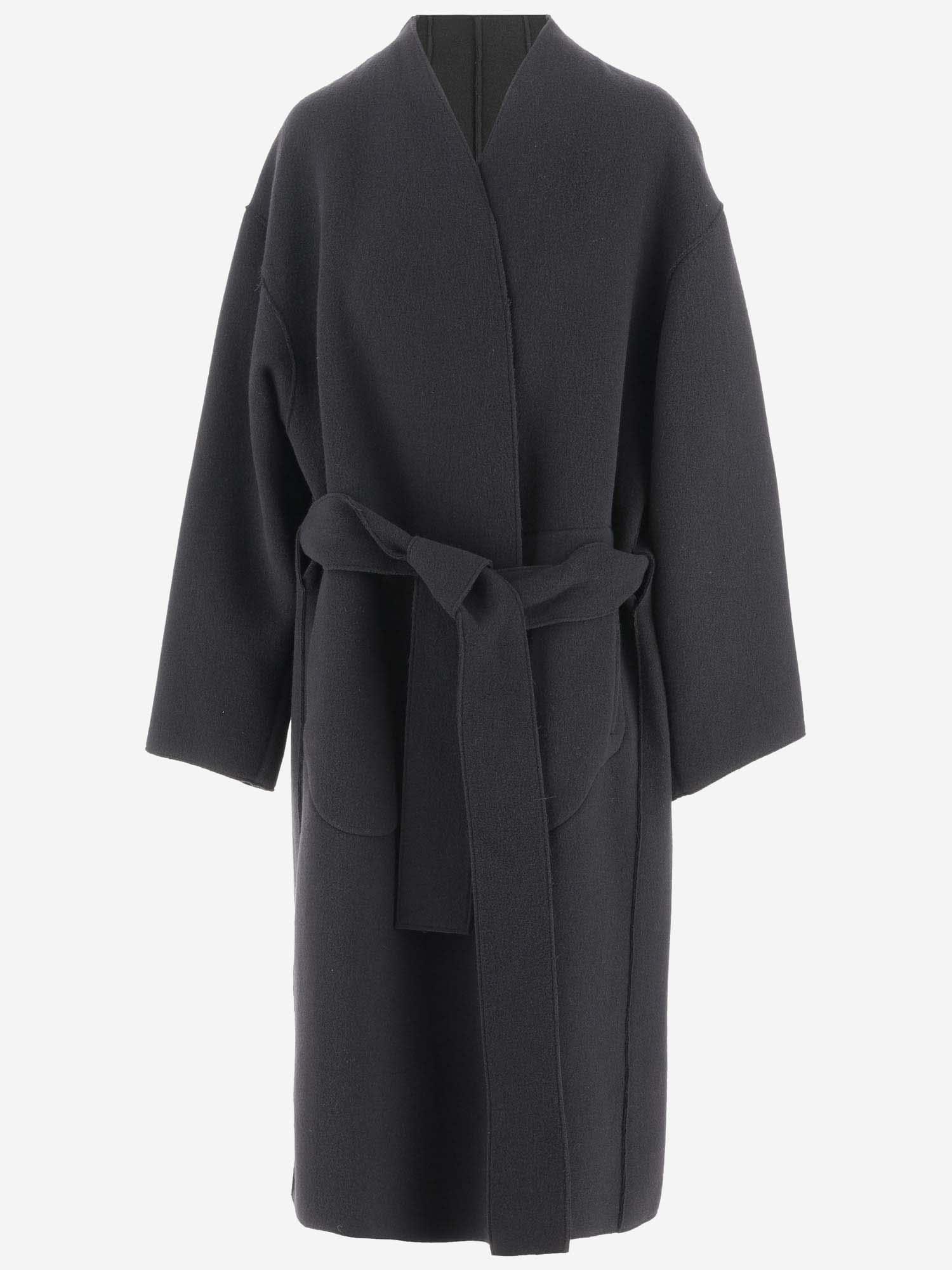 Shop Armarium Pearl Coat In Black