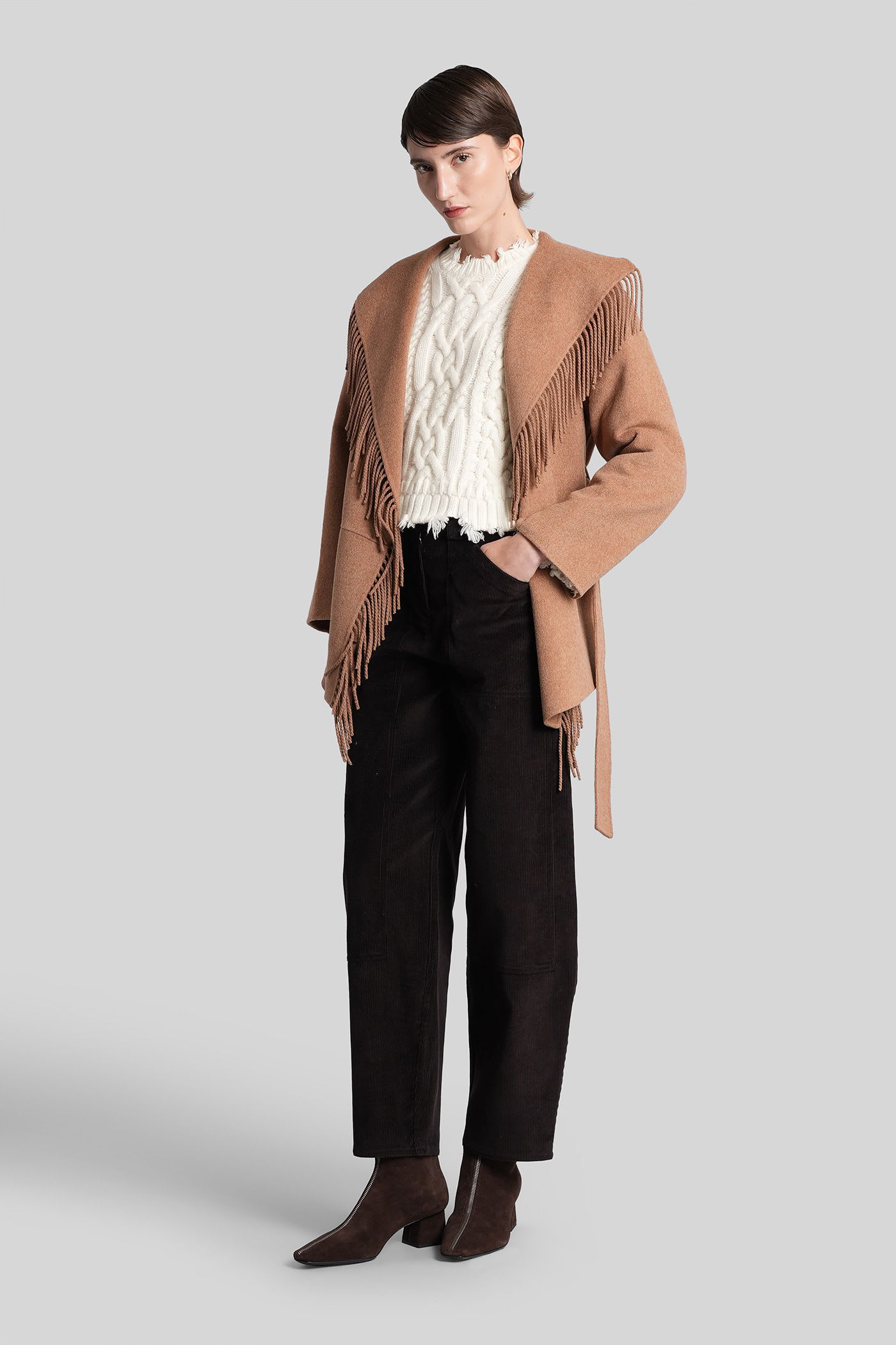 Simkhai Rowen In Camel Wool In Brown