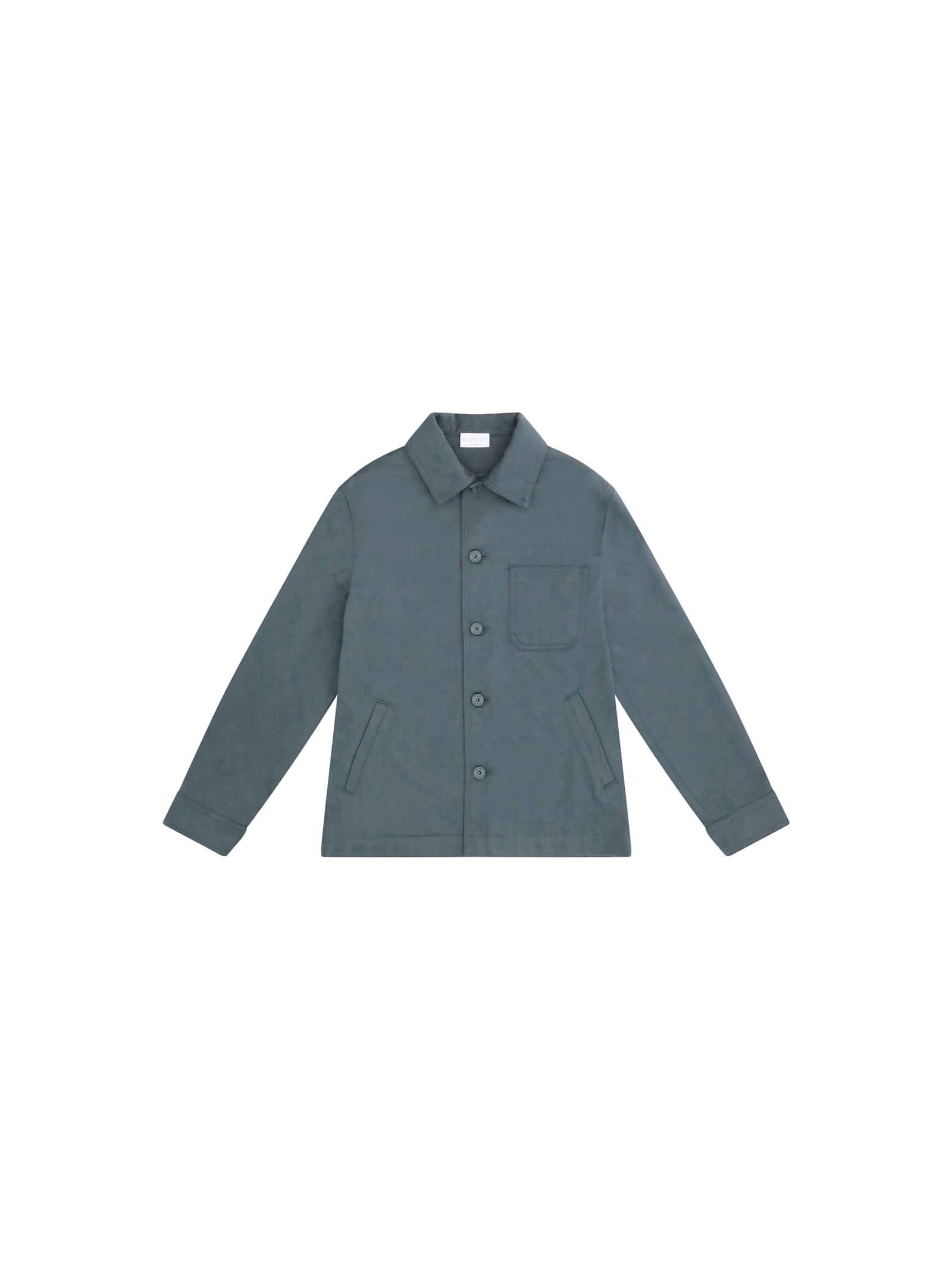 Gucci Gg Supreme Jacket In Green