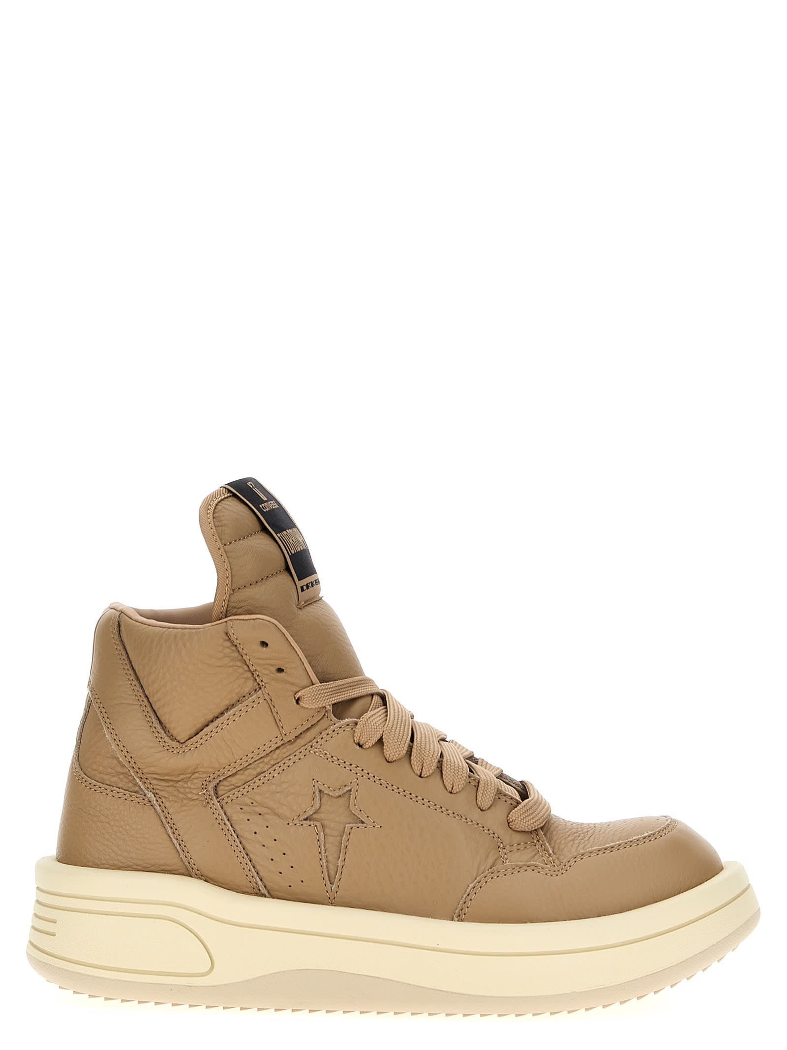 Shop Drkshdw X Converse Turbowpn Sneakers In Beige