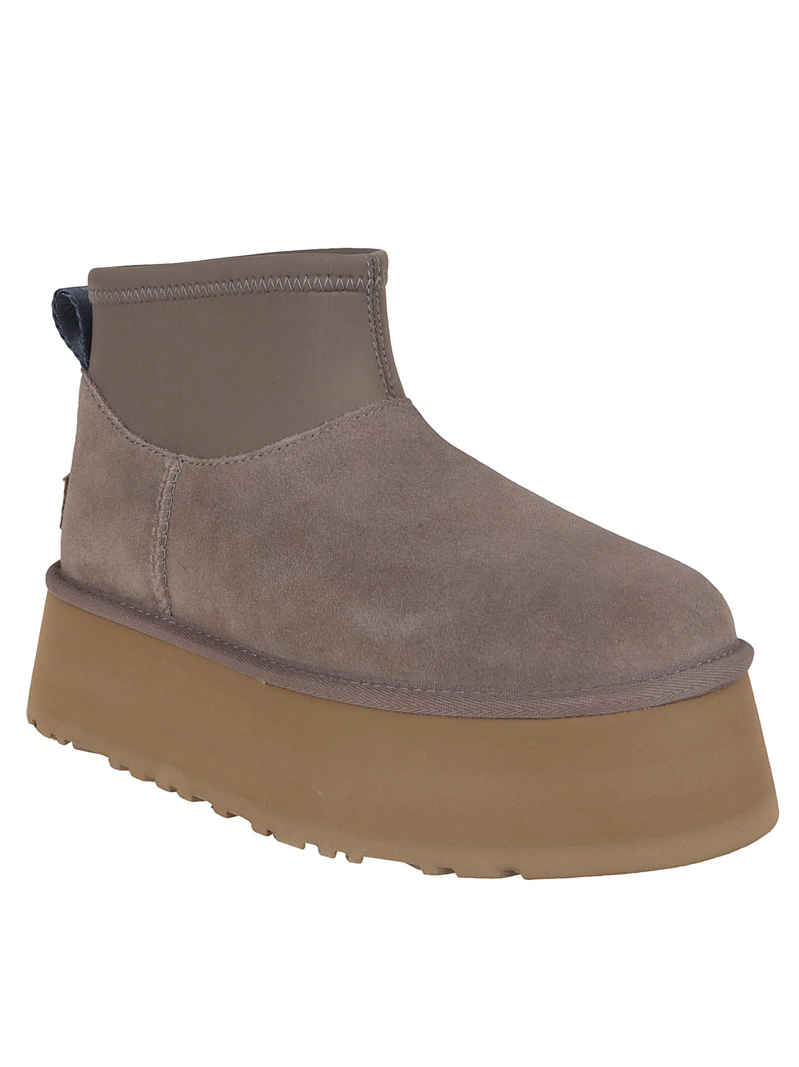 Ugg Mini Ankle Boots With Platform Sole And Pull Tab In Skp