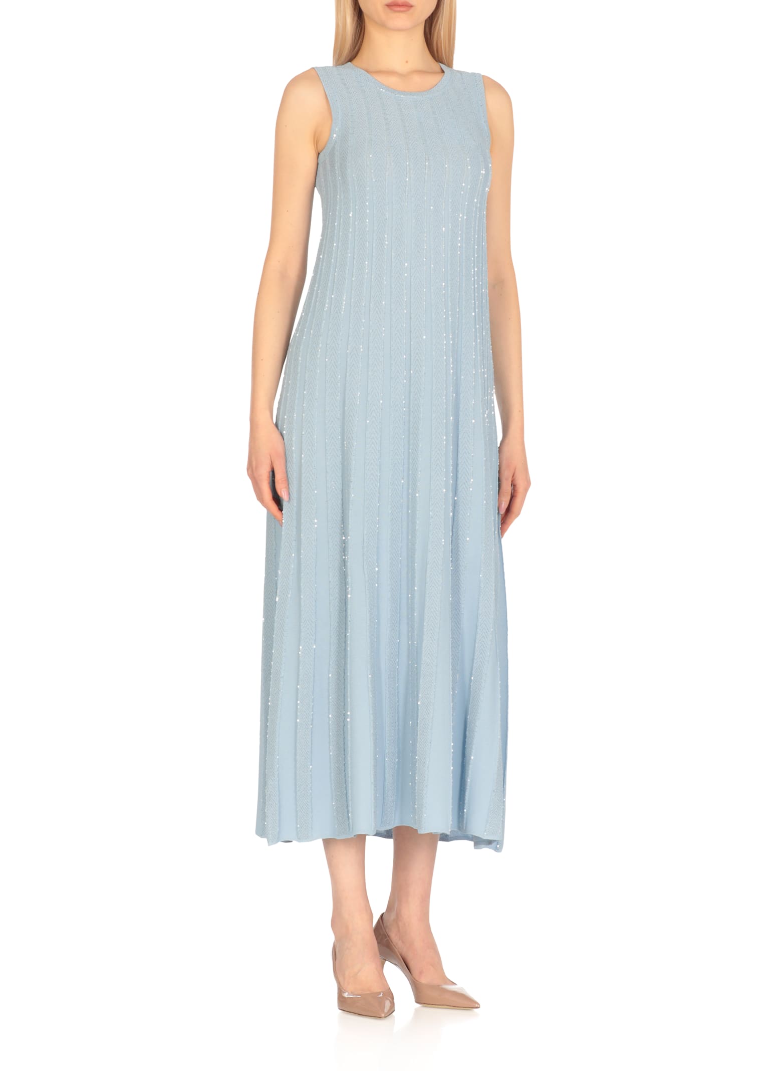 D Exterior D.exterior Sleeveless Maxi Dress