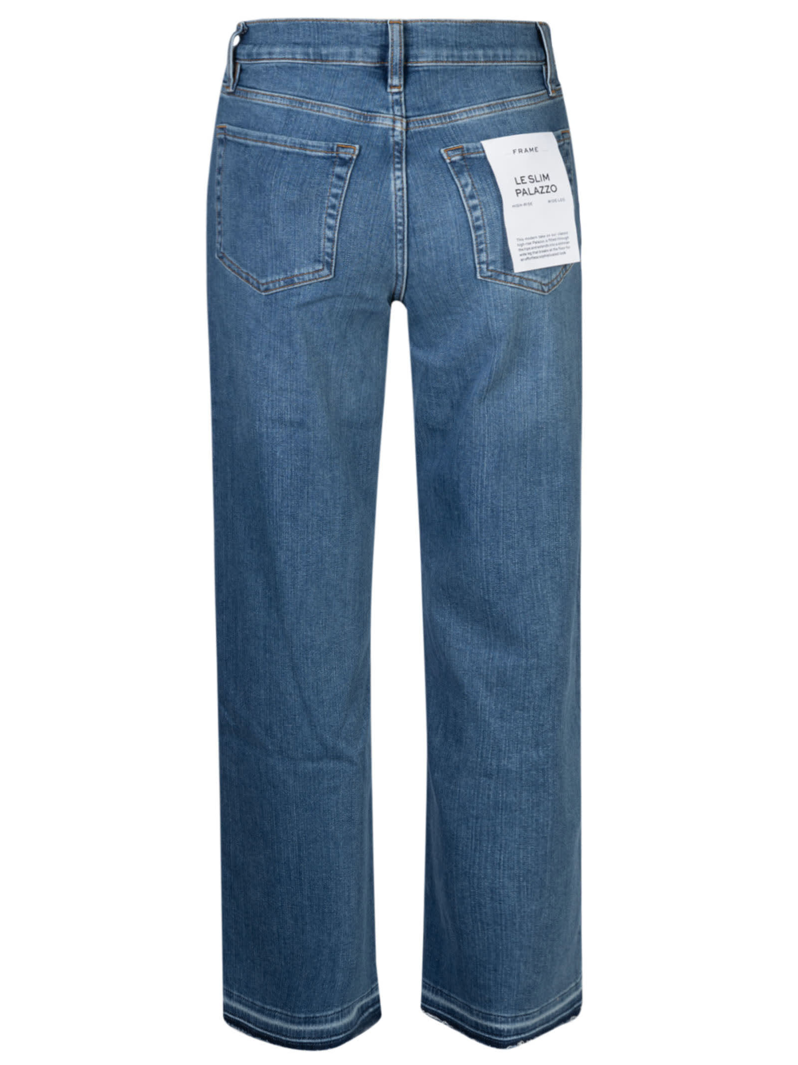 Shop Frame Straight Buttoned Jeans In Jetty