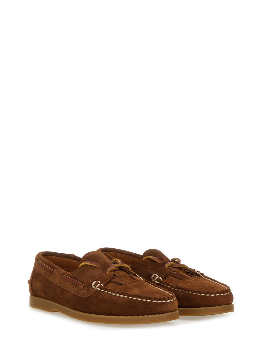 Hereu Brown Lace-up Loafer