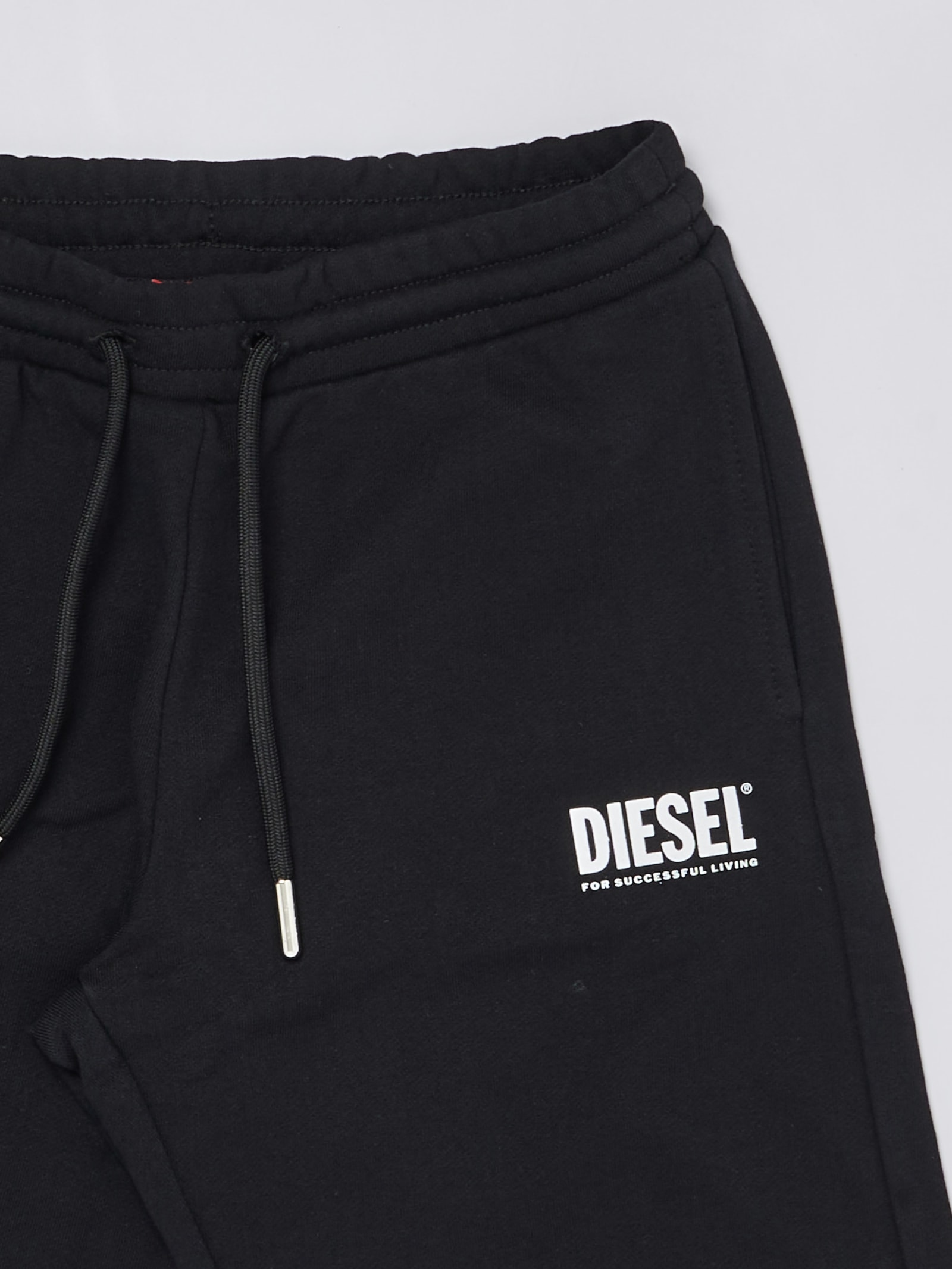 Shop Diesel Shorts Shorts In Nero