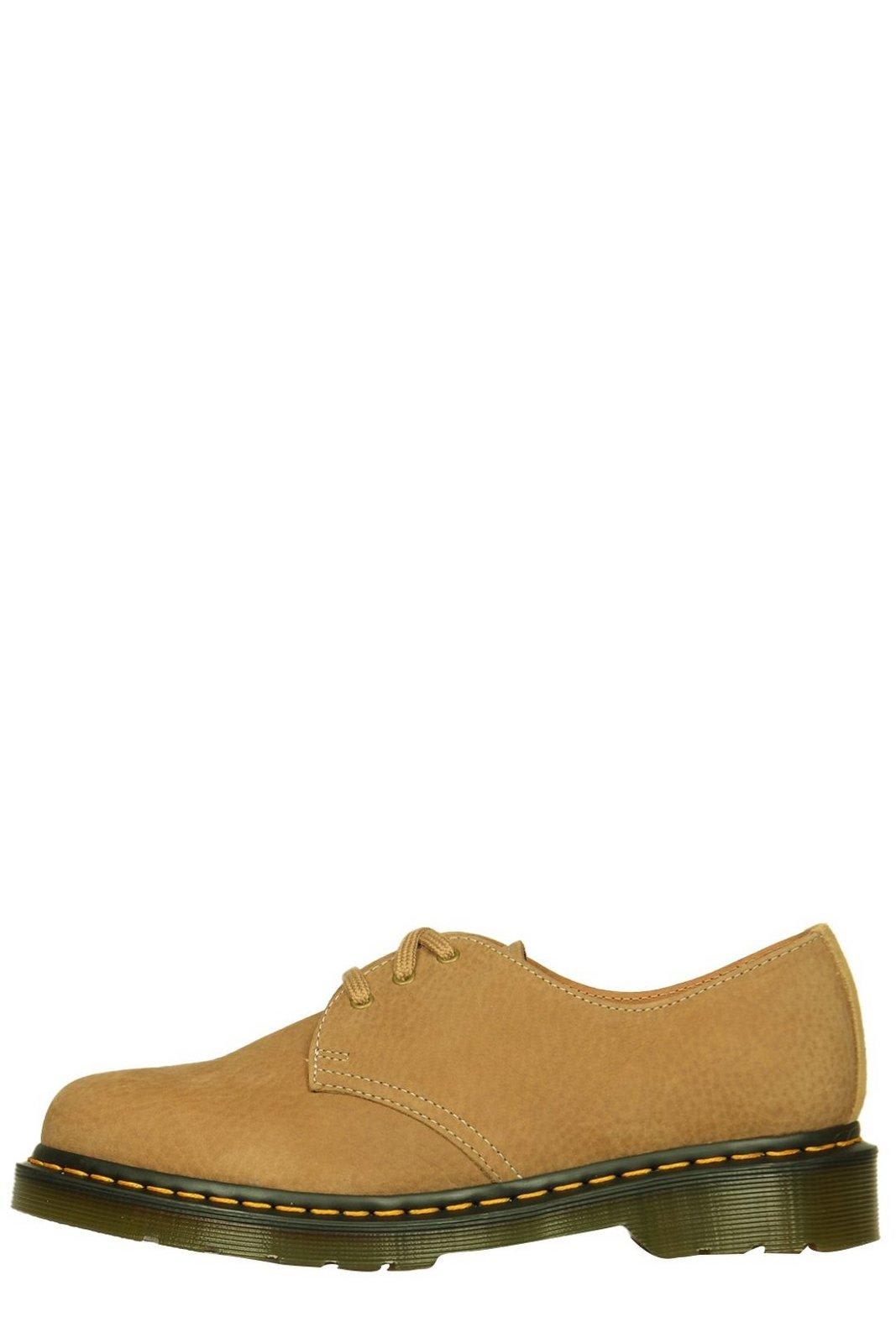 Shop Dr. Martens' 1461 Lace-up Oxford Shoes In Savannah Tan Tumbled Nubuck