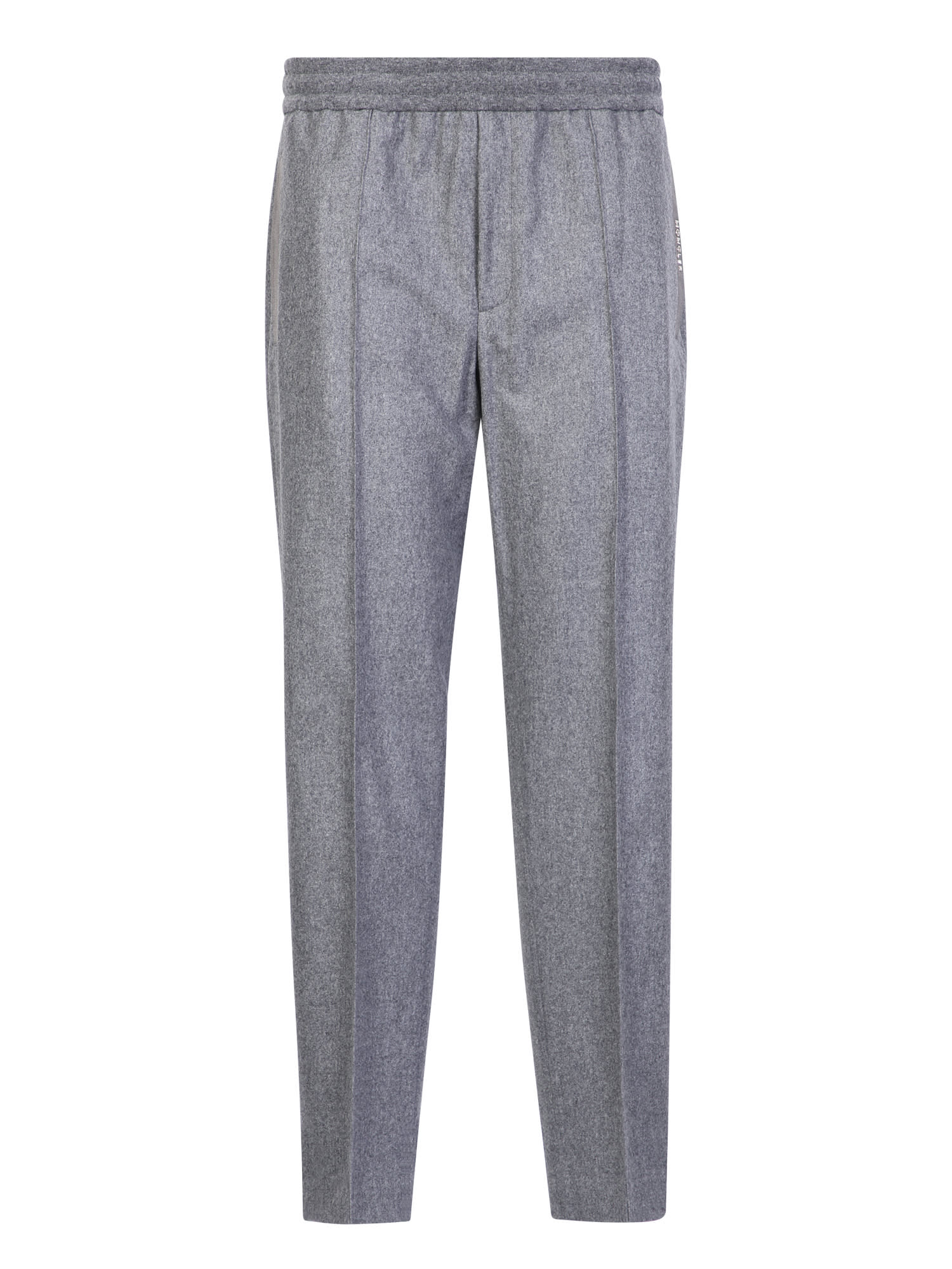 Moncler Trousers In Grey In Gray