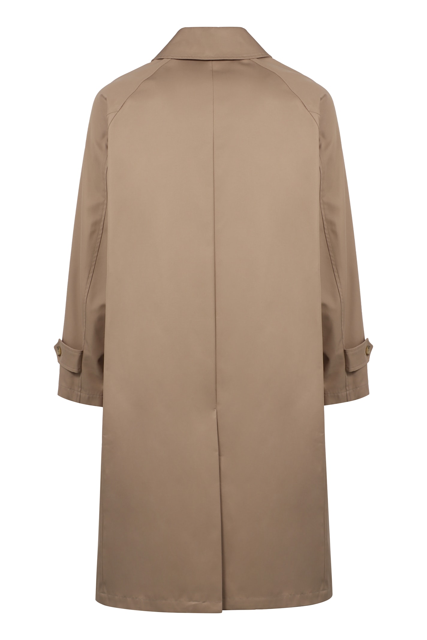Mackintosh Cotton Trench Coat In Brown