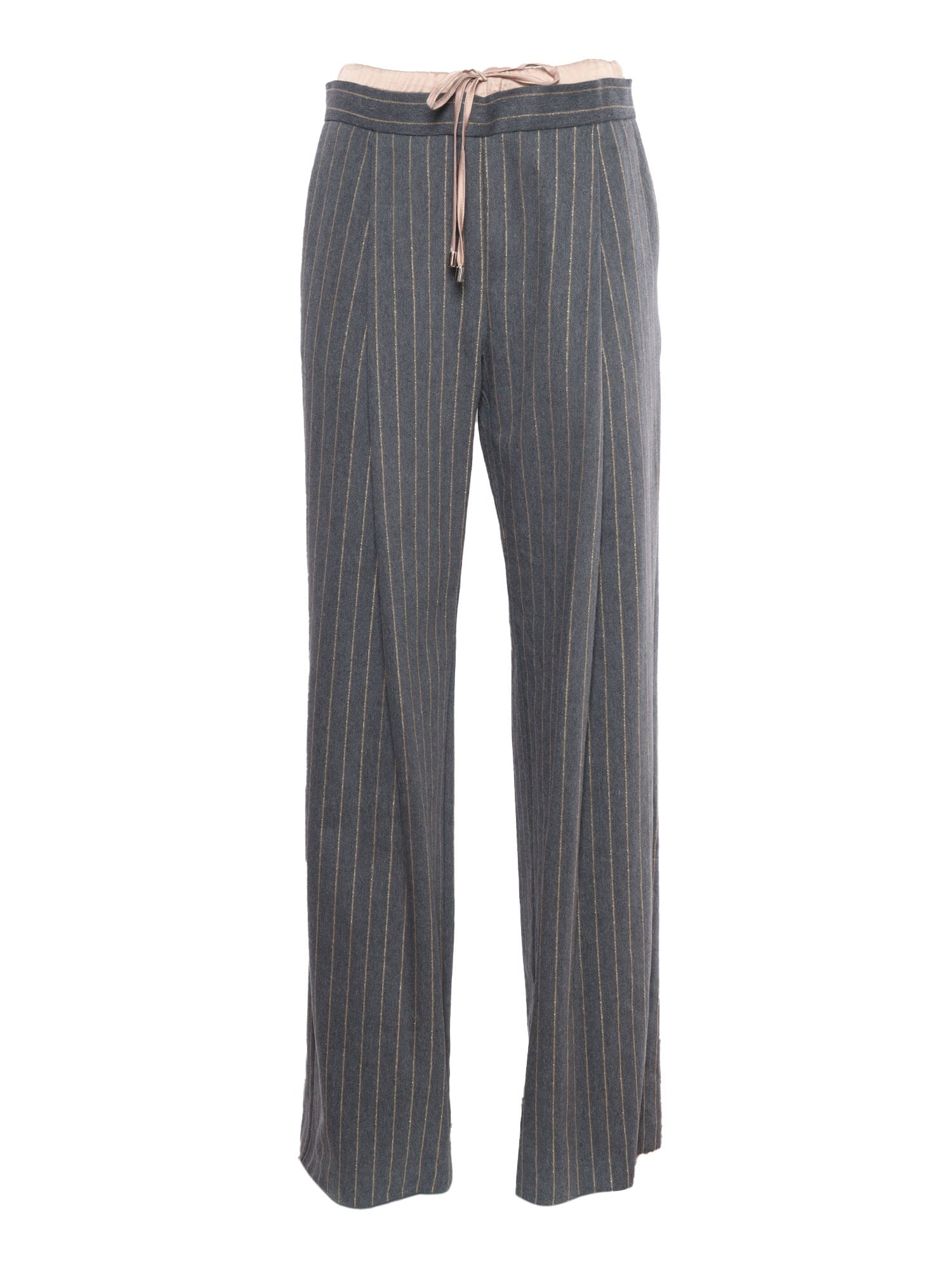 Pinstriped Trousers