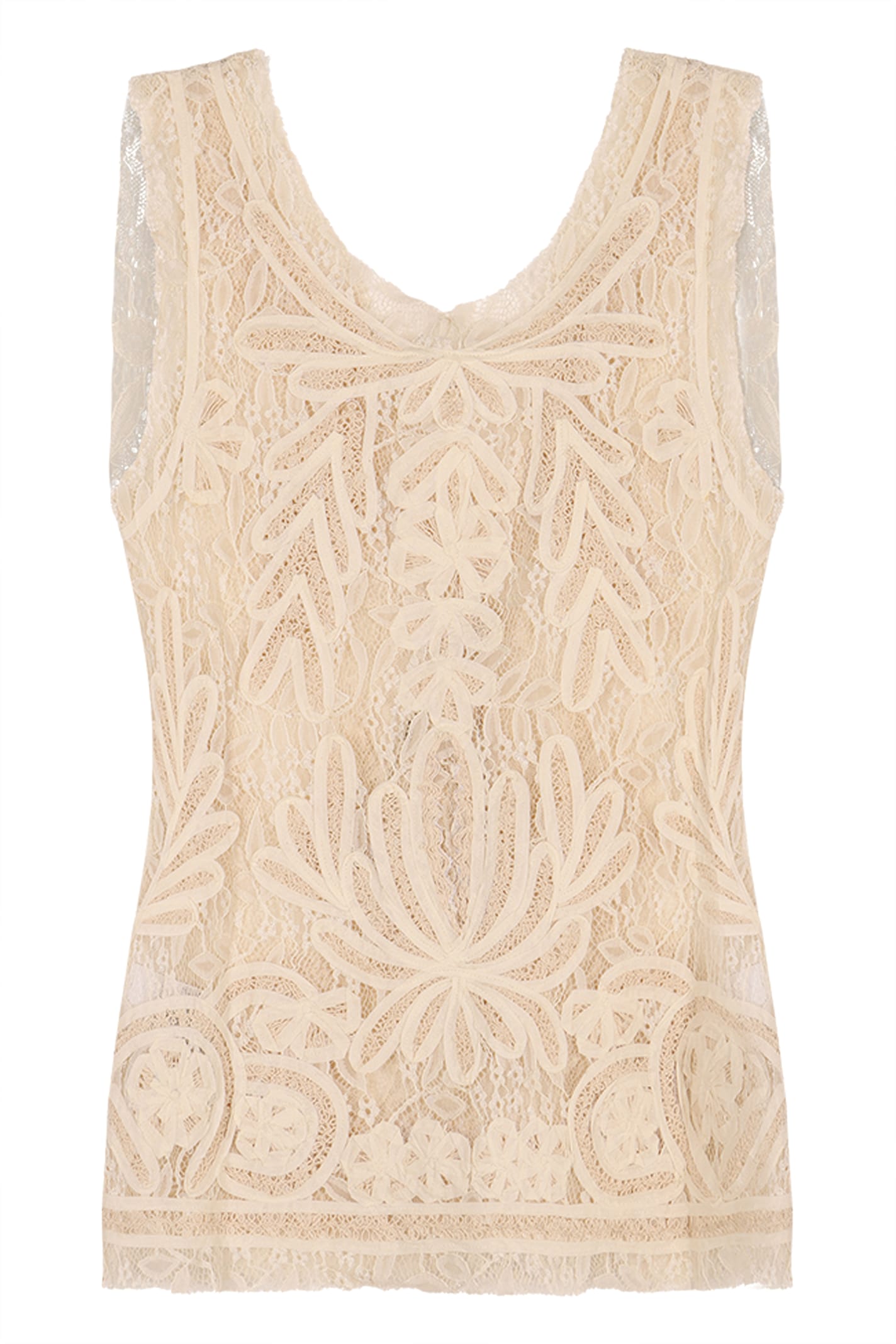 P.a.r.o.s.h . Tank Top In Beige