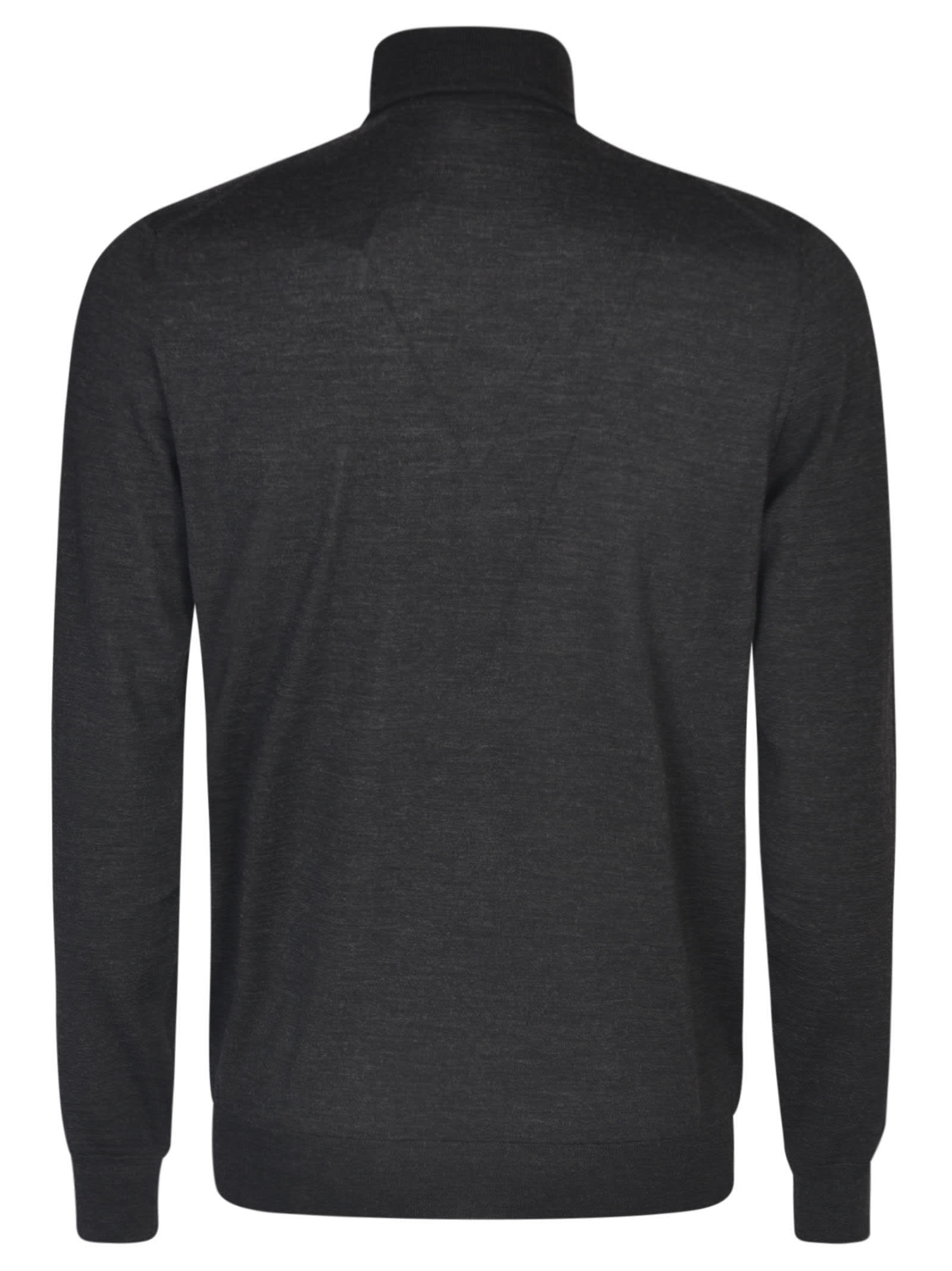 Shop Drumohr Turtleneck Sweater In Grey