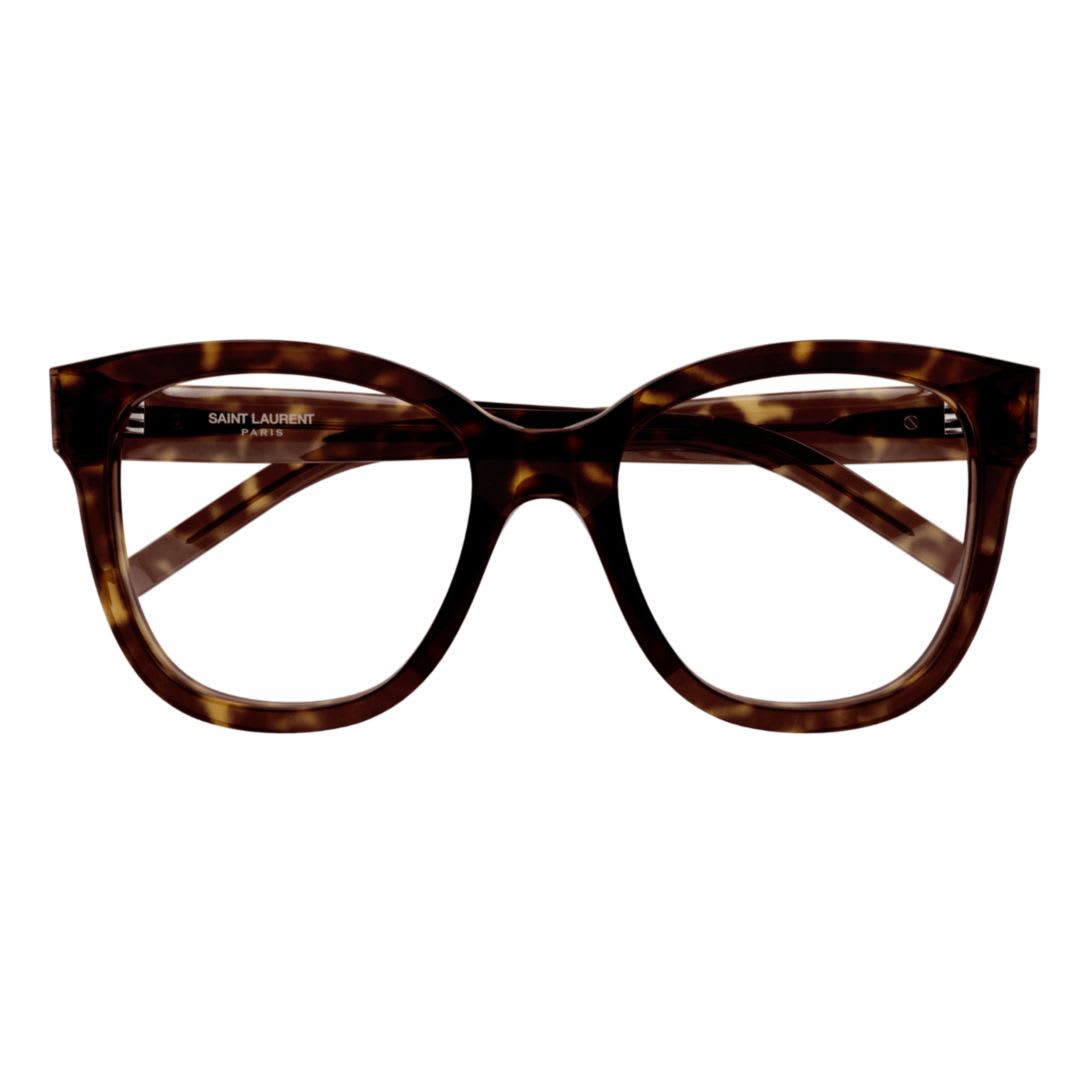 Saint Laurent Sl M97004-havana-havana-transparent In Brown